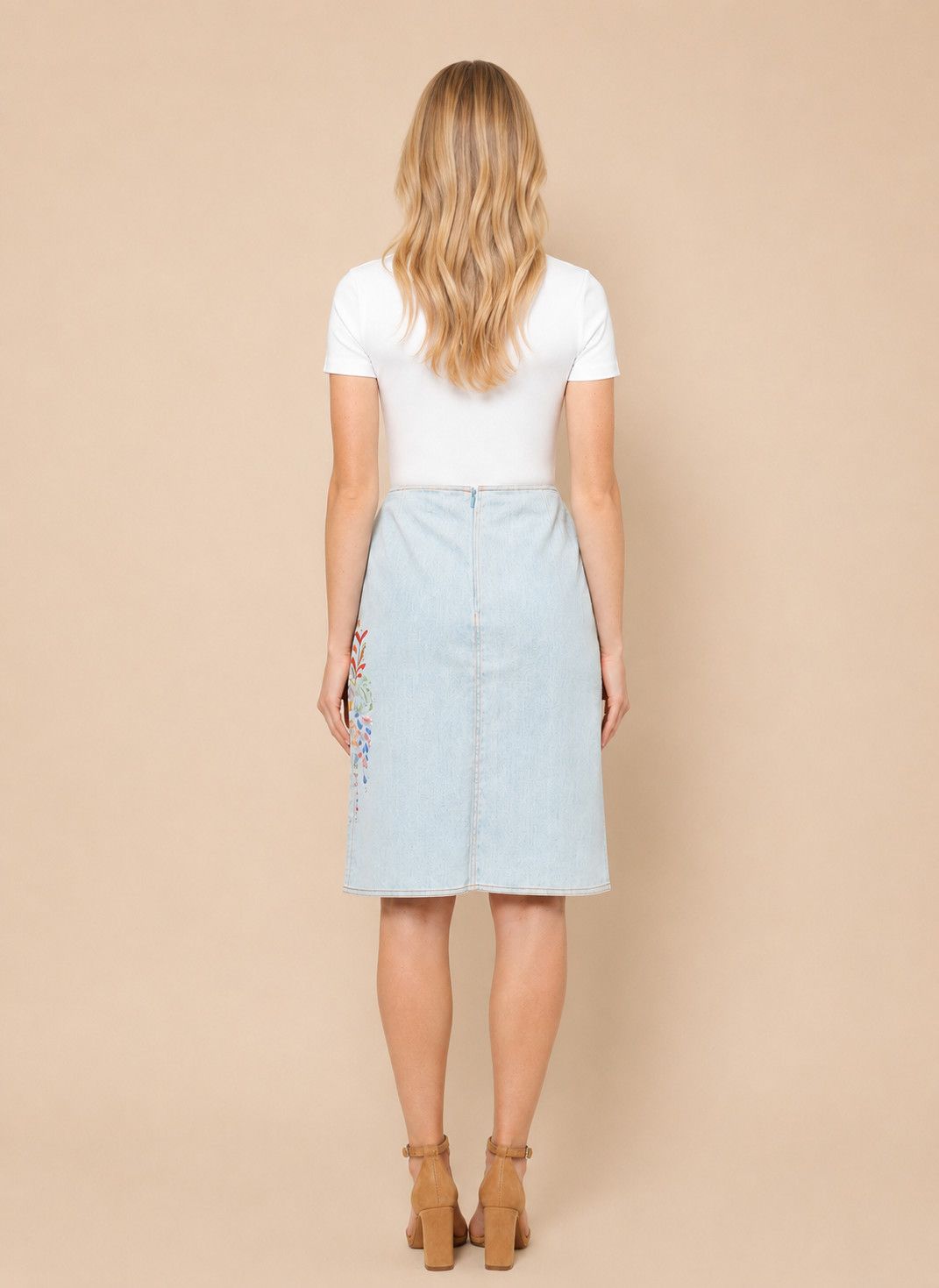 Dior par Galliano Jupe Papillons Size 27" / US 4 / IT 40 - 6 Thumbnail