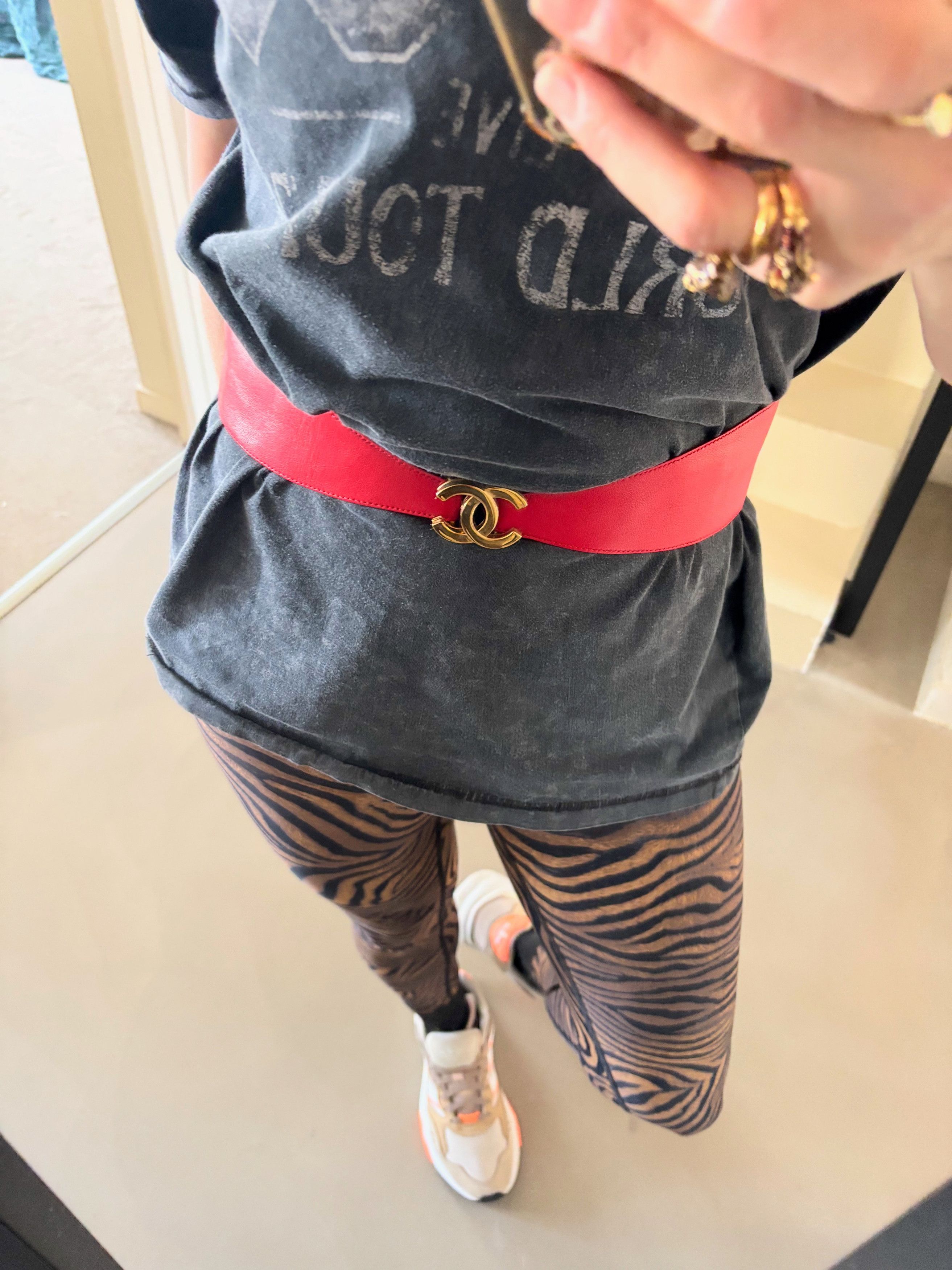 Chanel Ceinture Cuir CC Size ONE SIZE - 12 Thumbnail