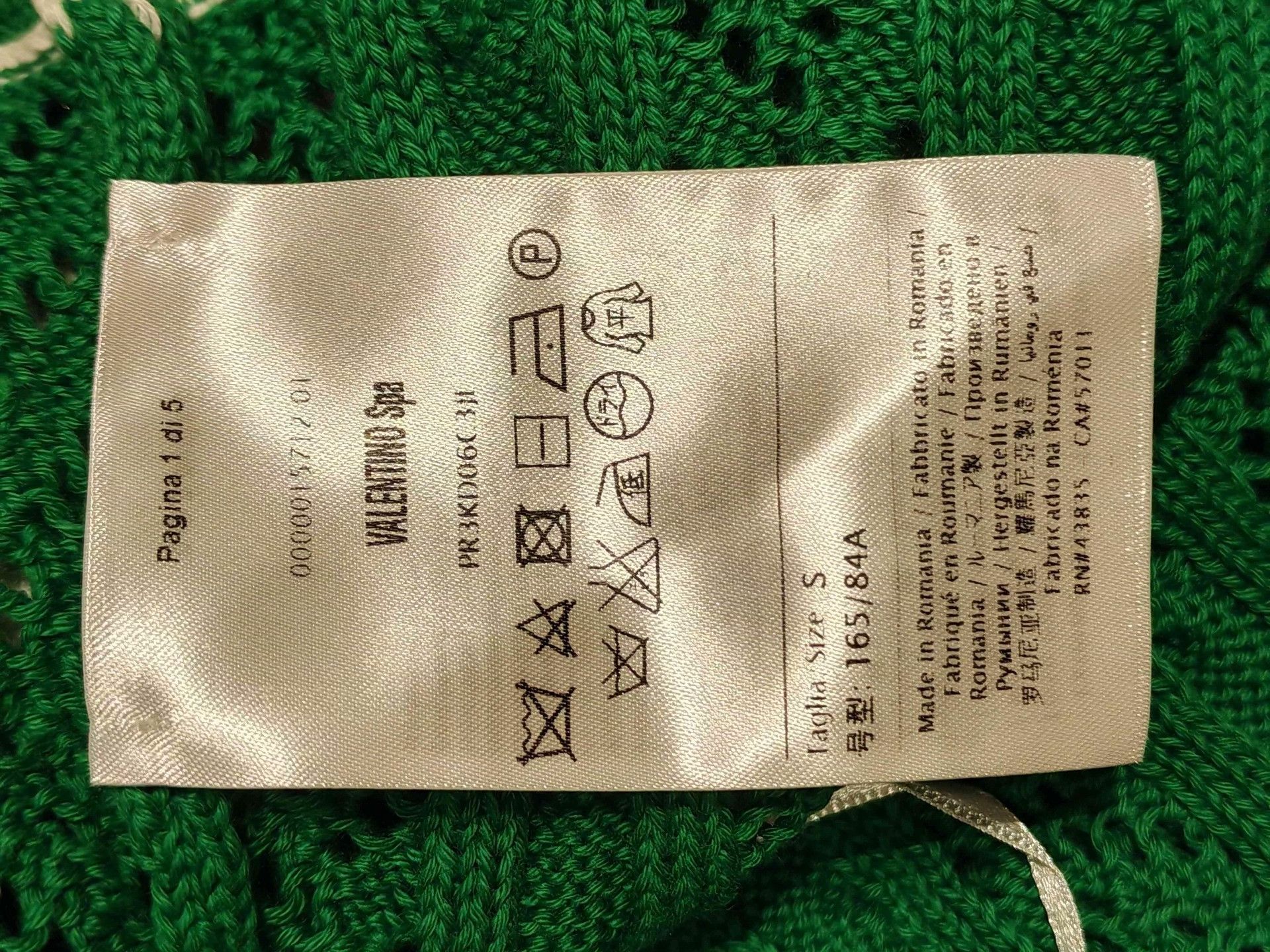RED Valentino Red Valentino Green Knit Dress S Size S / US 4 / IT 40 - 4 Thumbnail
