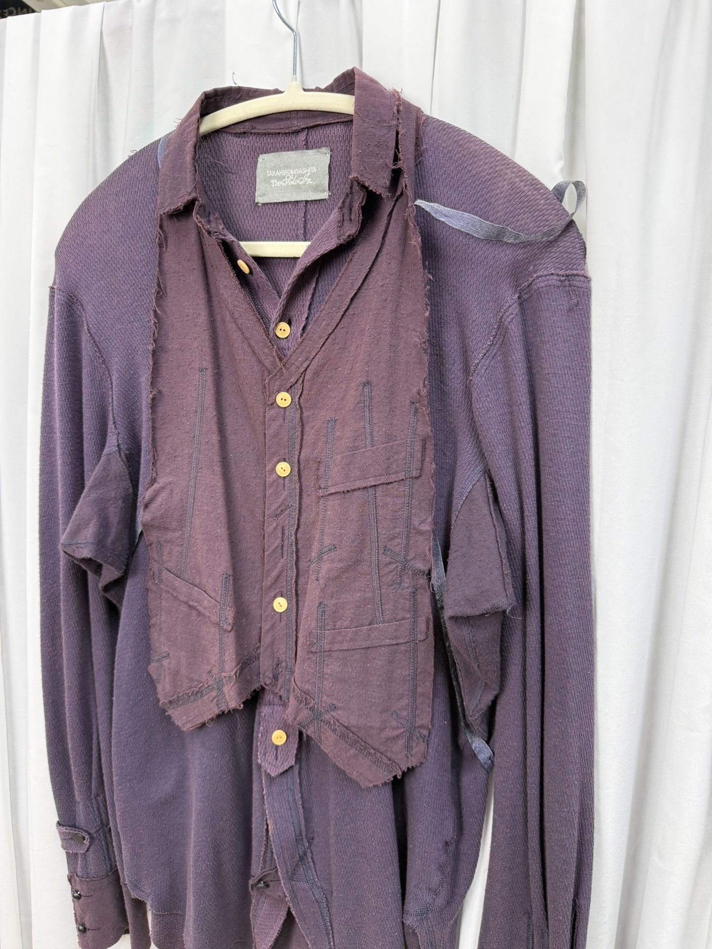 Takahiromiyashita The Soloist. The Soloist Shirt Vest Two-in-One Size US M / EU 48-50 / 2 - 3 Thumbnail