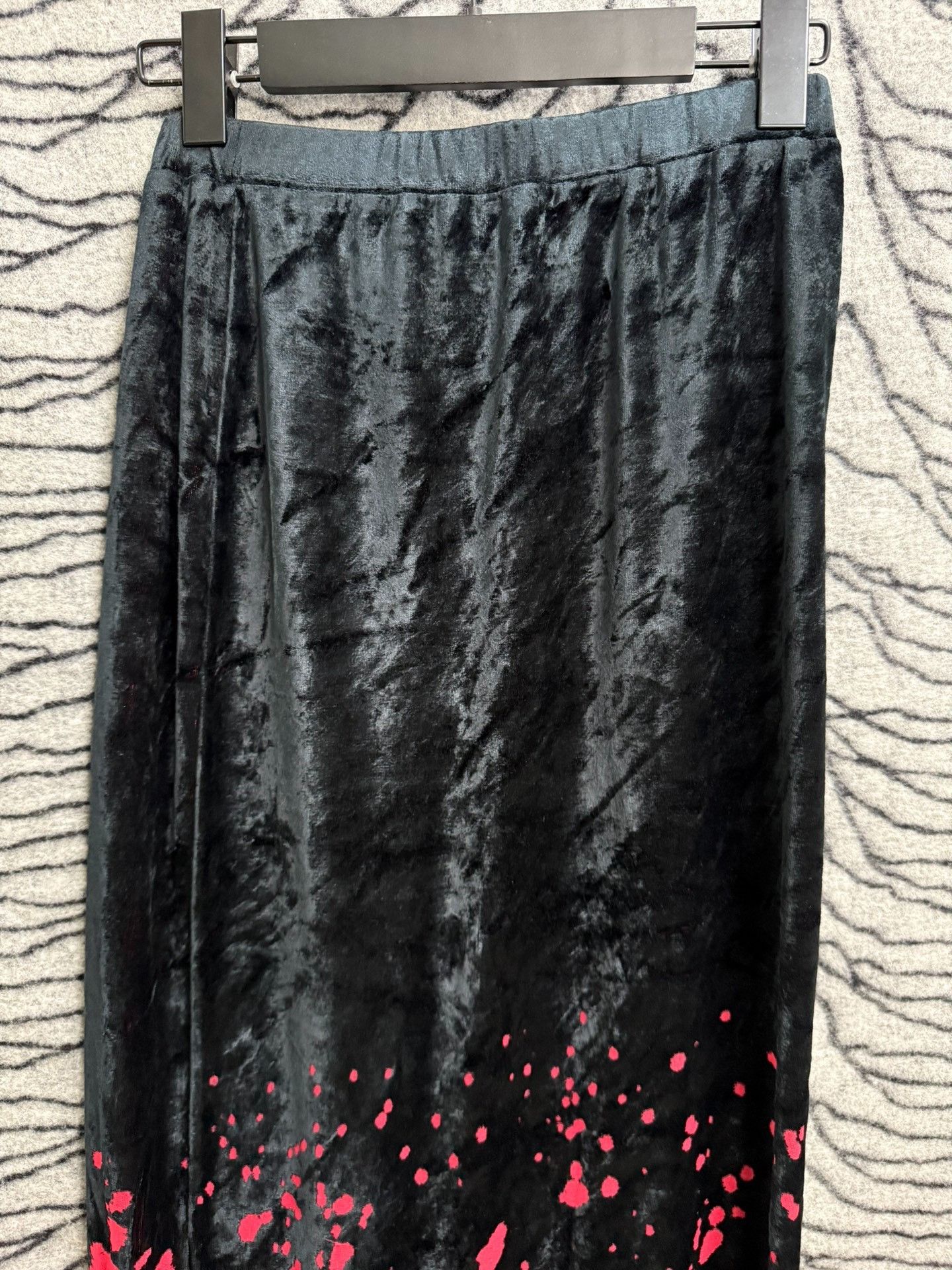 Comme des Garcons Comme des Garçons 90s Velvet Bloodstain Dress Size 26" / US 2 / IT 38 - 5 Thumbnail