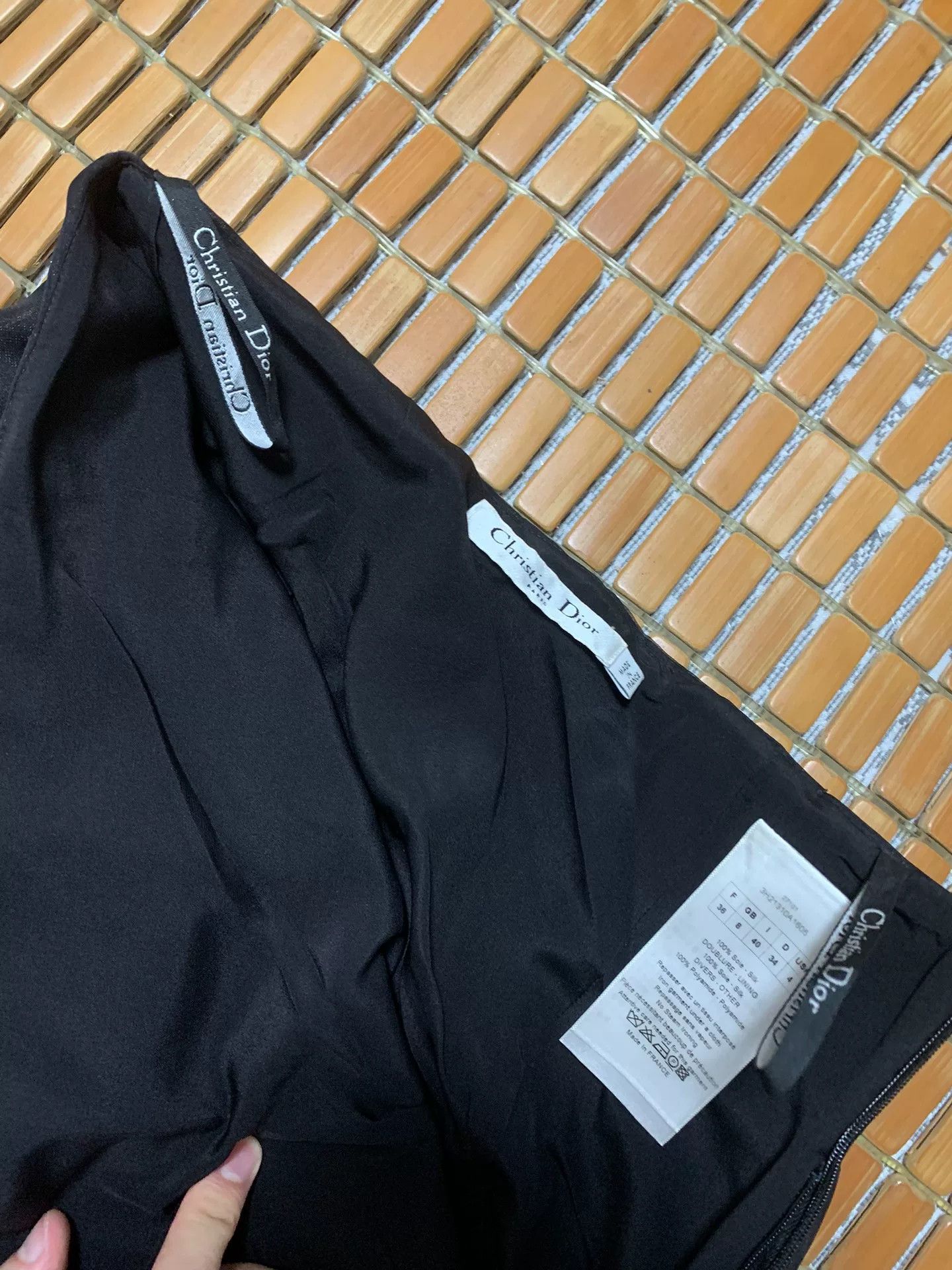 Dior Dior Double-Layer Nylon Diagonal Skirt Size 26" / US 2 / IT 38 - 2 Thumbnail