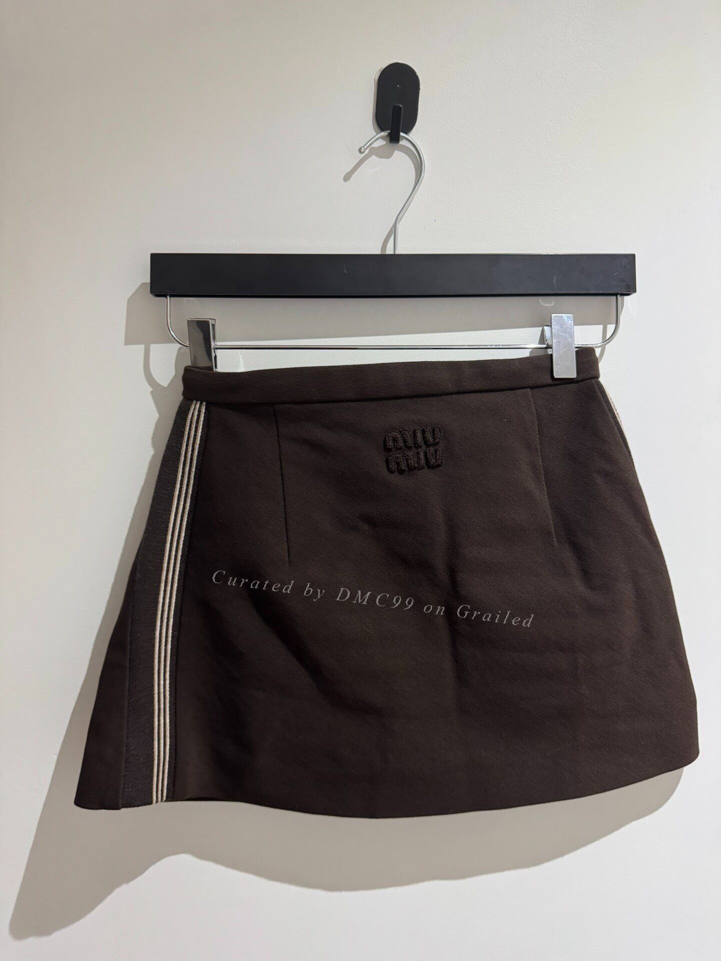 Miu Miu Miu Miu 25AW Technical Yarn Miniskirt Size 26" / US 2 / IT 38 - 5 Thumbnail