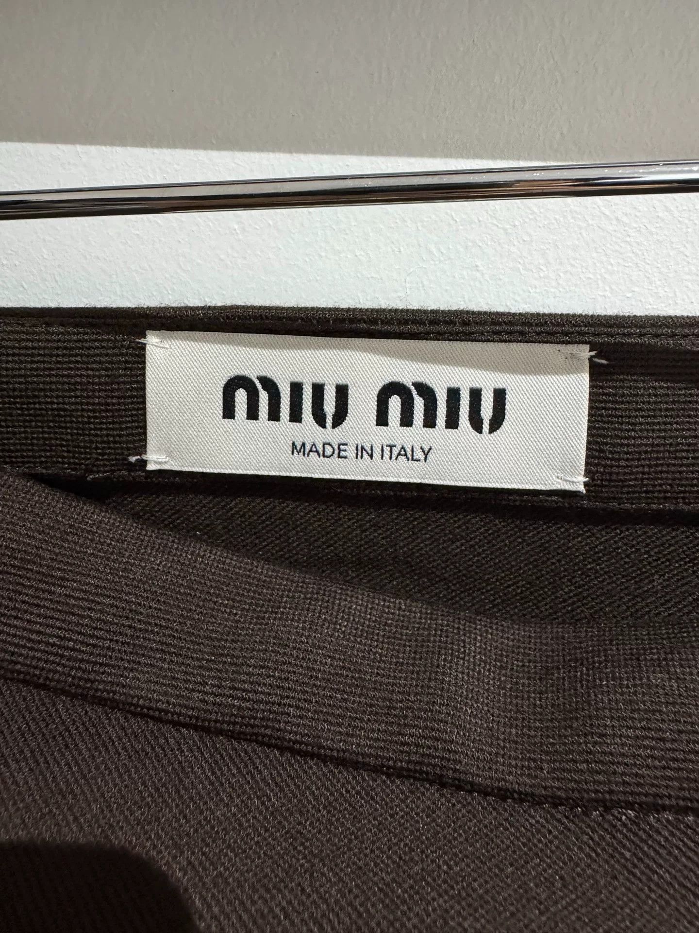 Miu Miu Miu Miu 25AW Technical Yarn Miniskirt Size 26" / US 2 / IT 38 - 7 Thumbnail