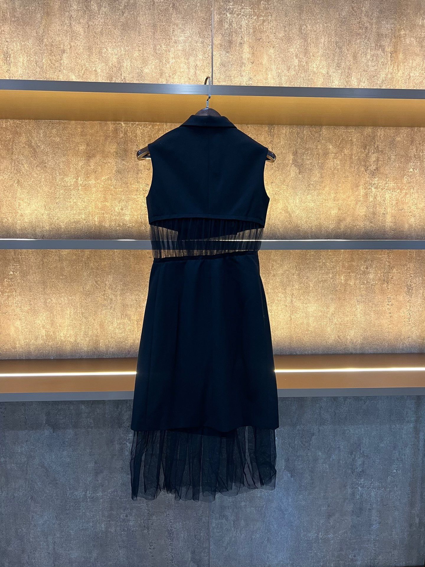 Maison Margiela Maison Margiela Wool Lace Cut-Out Waist Dress Size S / US 4 / IT 40 - 2 Thumbnail