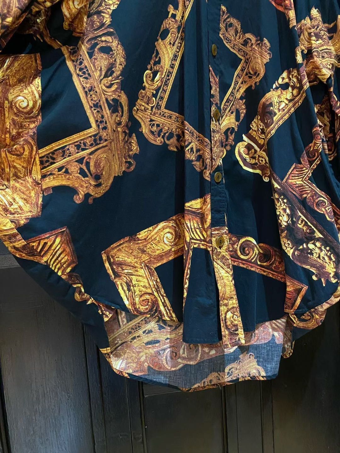 Vivienne Westwood Vivienne Westwood Classic Pattern Irregular Shirt Size M / US 6-8 / IT 42-44 - 4 Thumbnail
