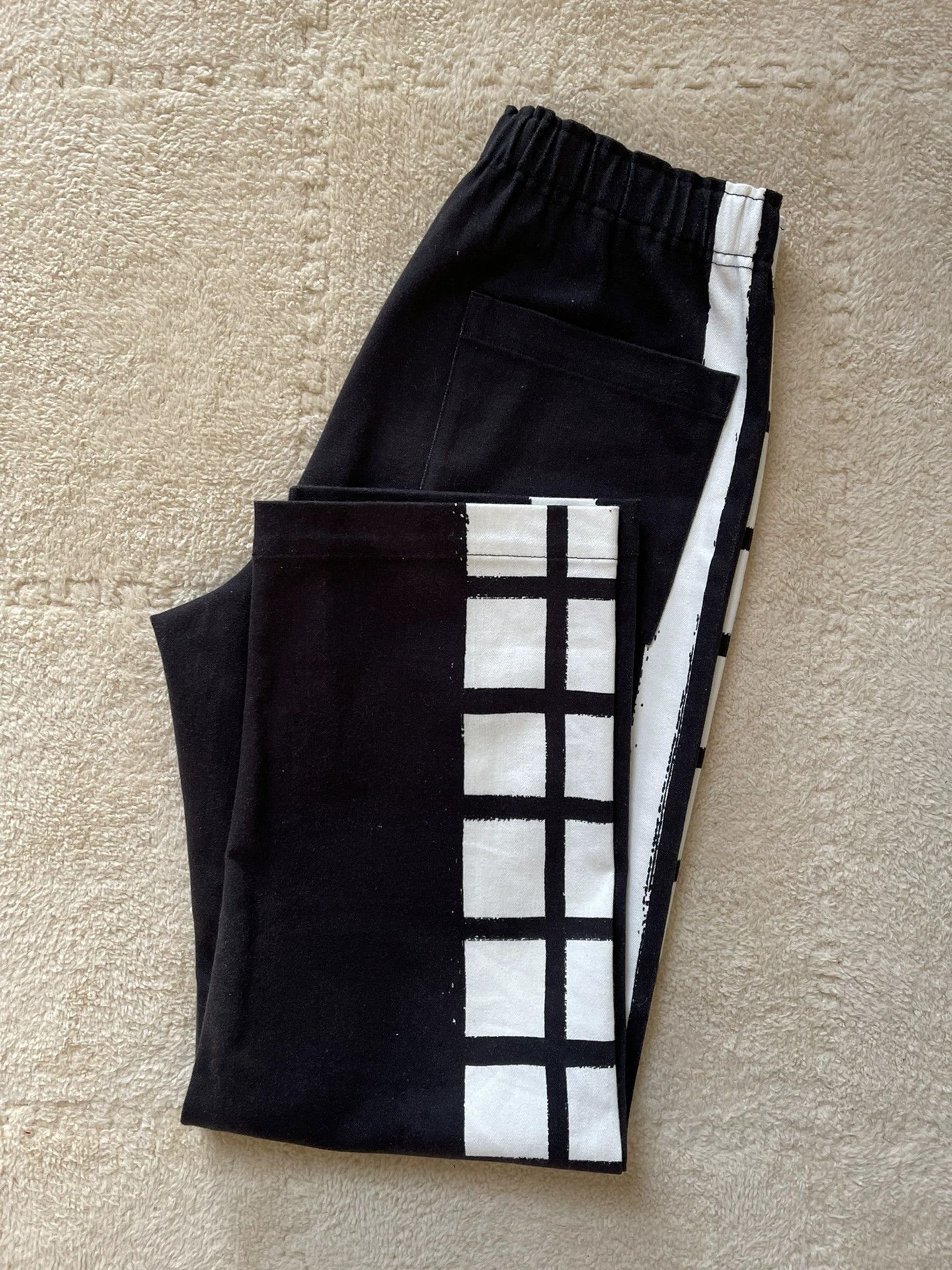 Issey Miyake Issey Miyake Me Black White Pants Size 26" / US 2 / IT 38 - 4 Thumbnail