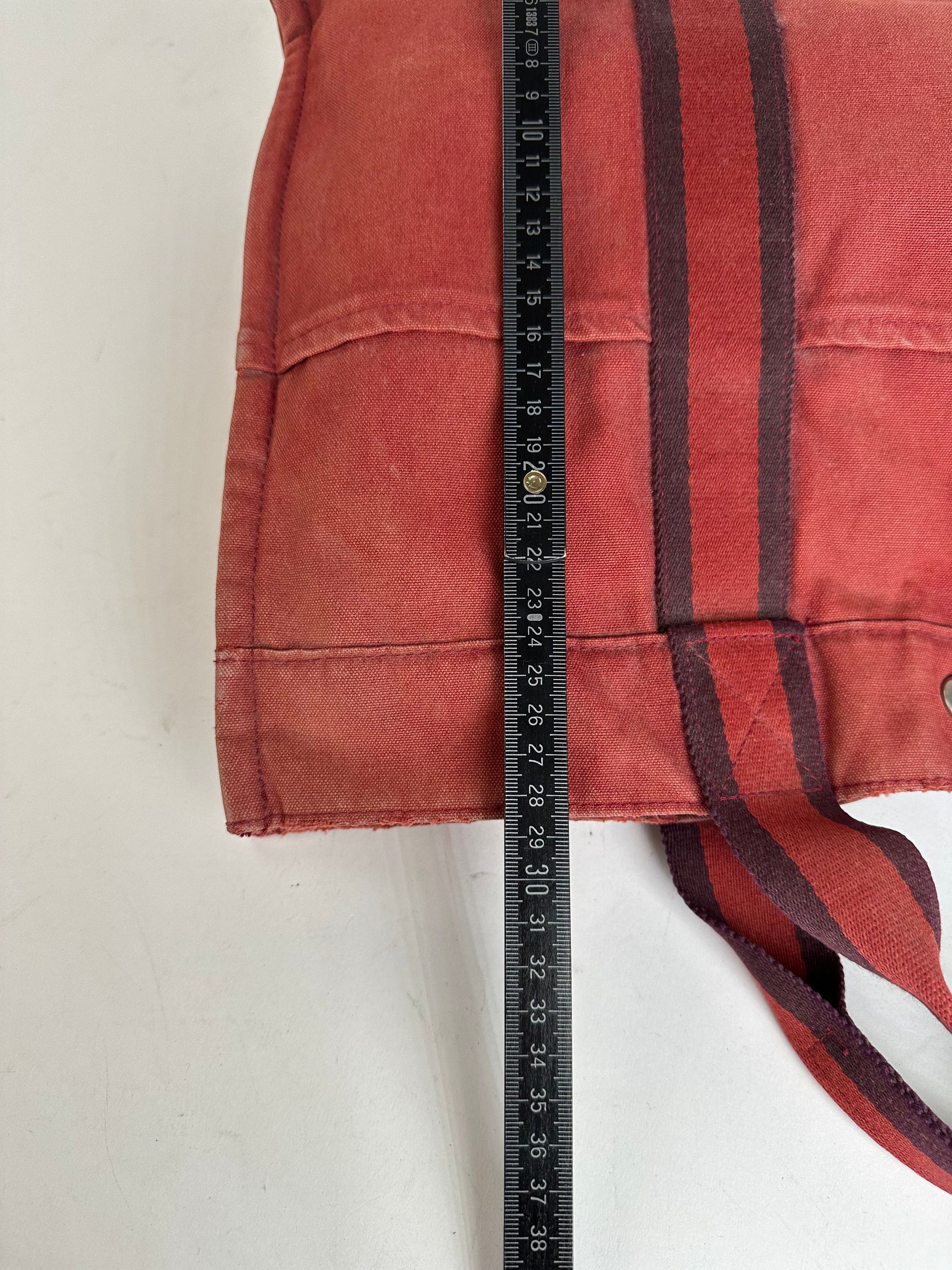 Other Vintage Hermes Canvas Tote Bag Red Size ONE SIZE - 11 Thumbnail