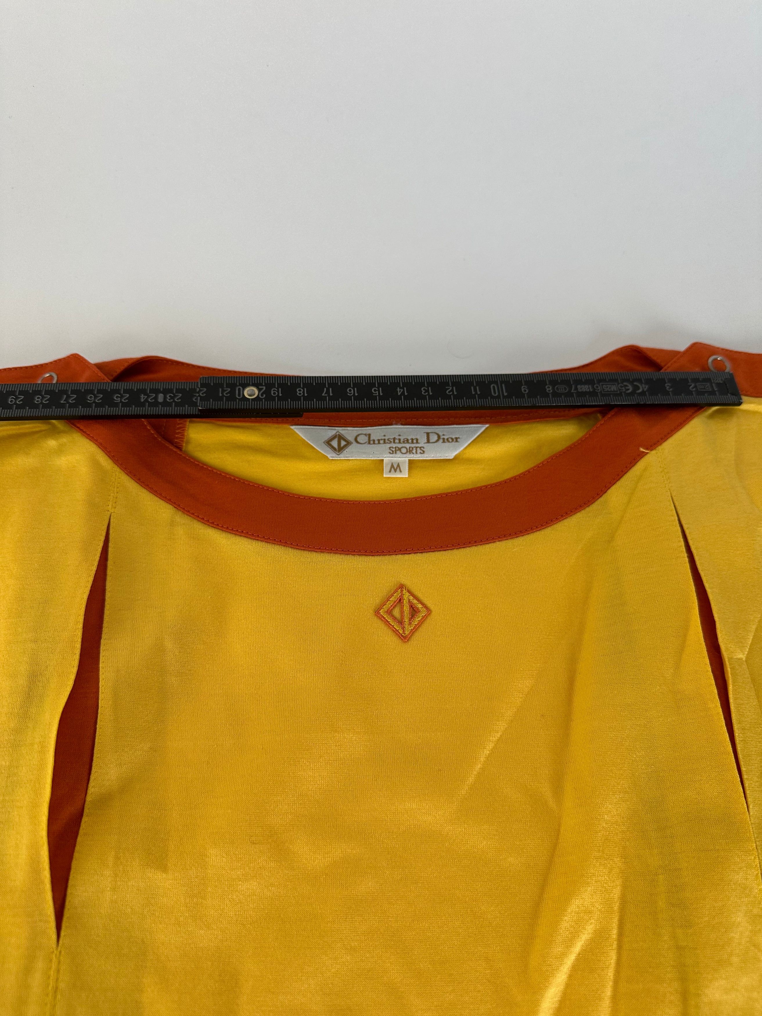 Dior Vintage Cotton T Shirt Yellow Size M / US 6-8 / IT 42-44 - 9 Thumbnail
