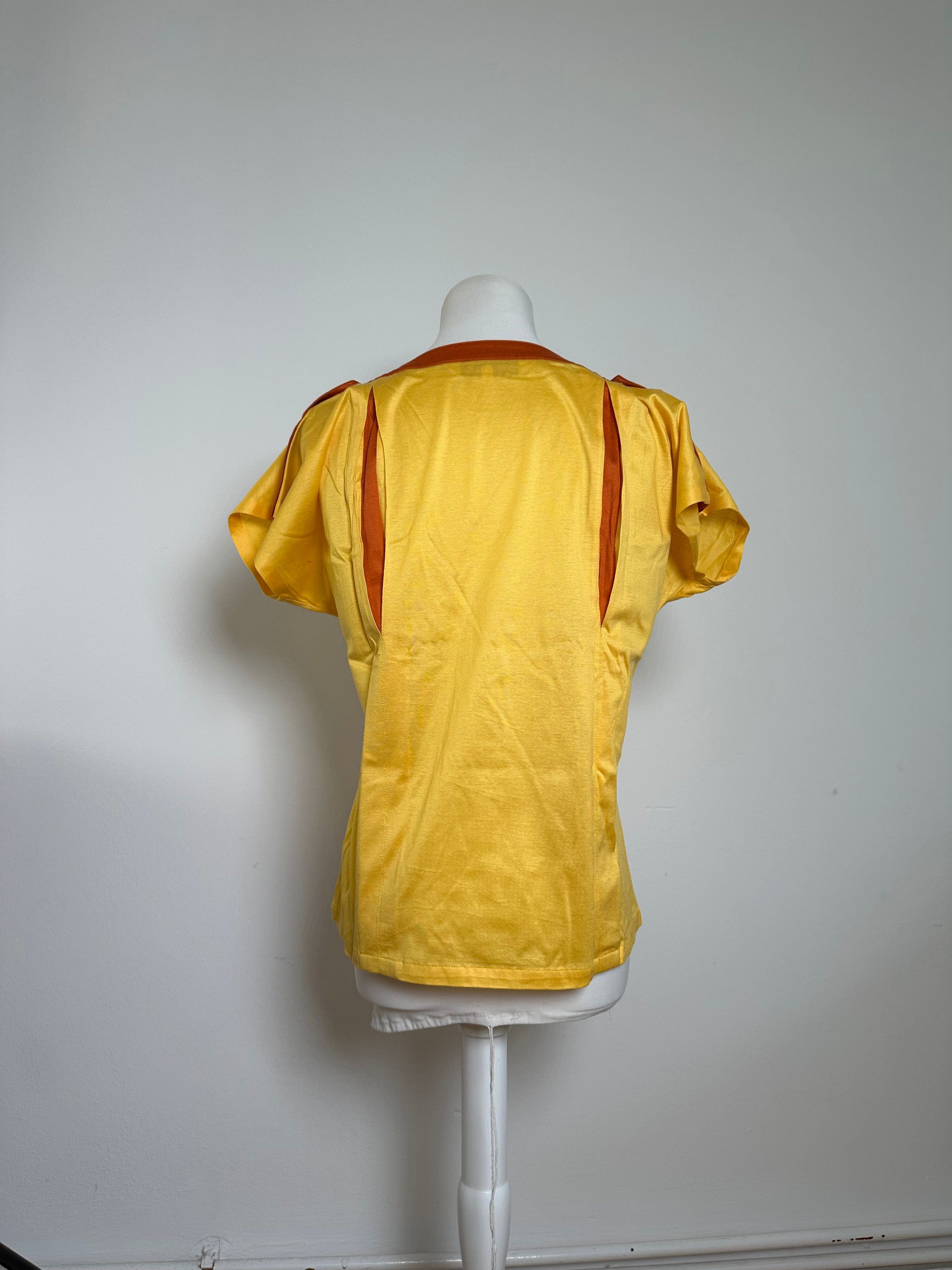 Dior Vintage Cotton T Shirt Yellow Size M / US 6-8 / IT 42-44 - 3 Thumbnail