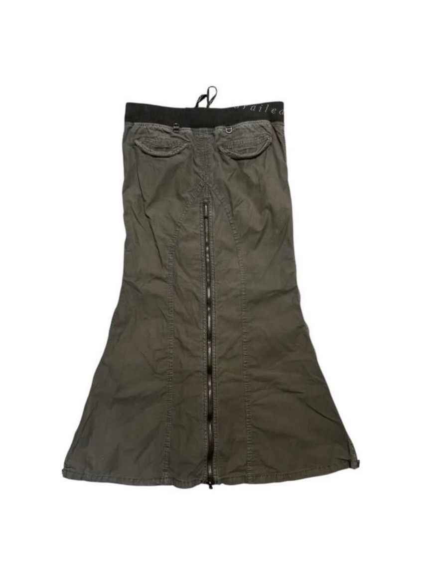 GOA GOA Vintage Cargo Zipper Skirt Size 26" / US 2 / IT 38 - 2 Thumbnail