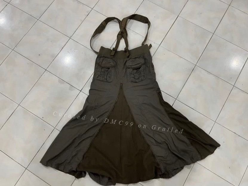 GOA GOA Military Green Cargo Skirt Size 26" / US 2 / IT 38 - 2 Thumbnail