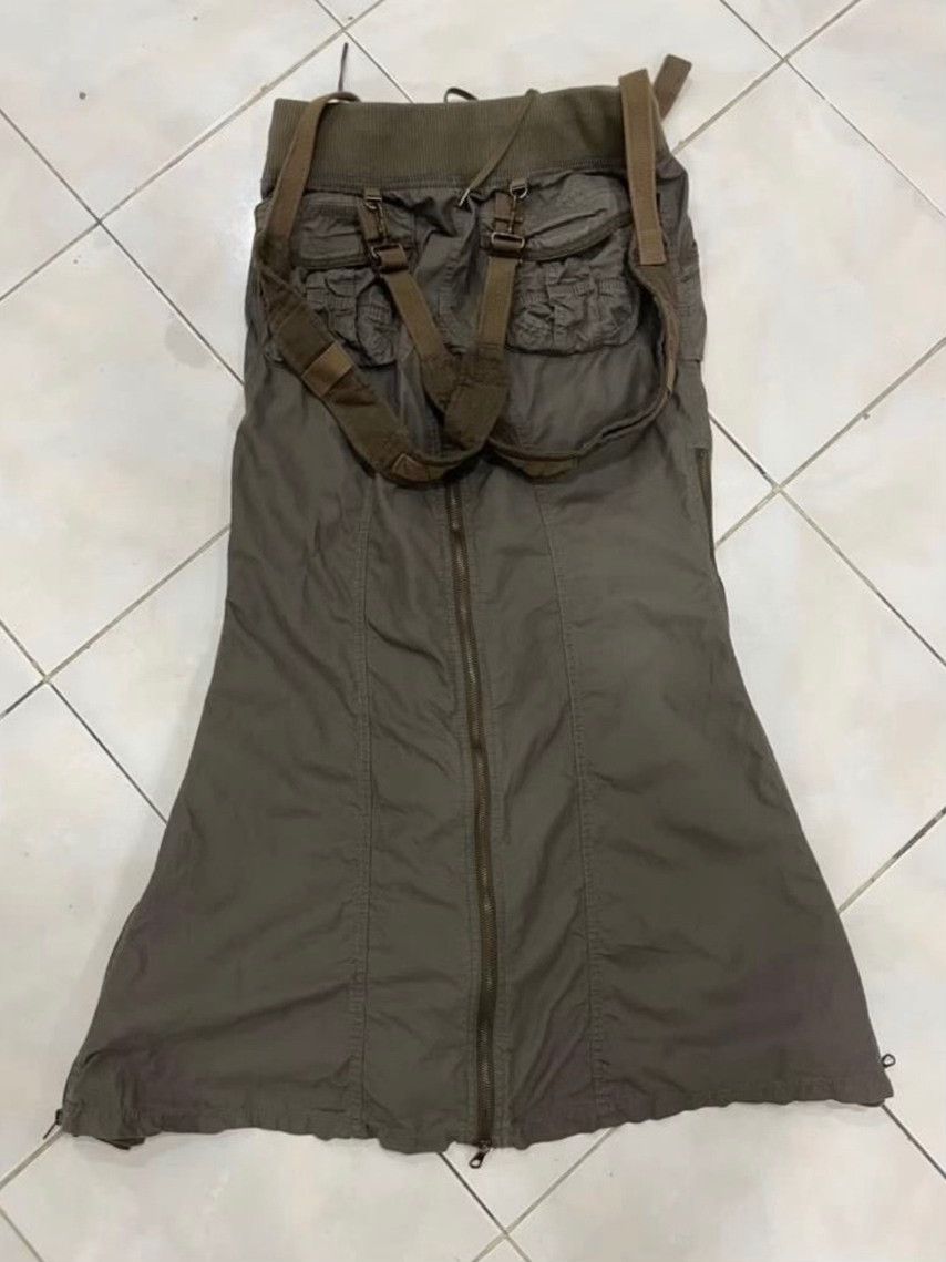 GOA GOA Military Green Cargo Skirt Size 26" / US 2 / IT 38 - 4 Thumbnail