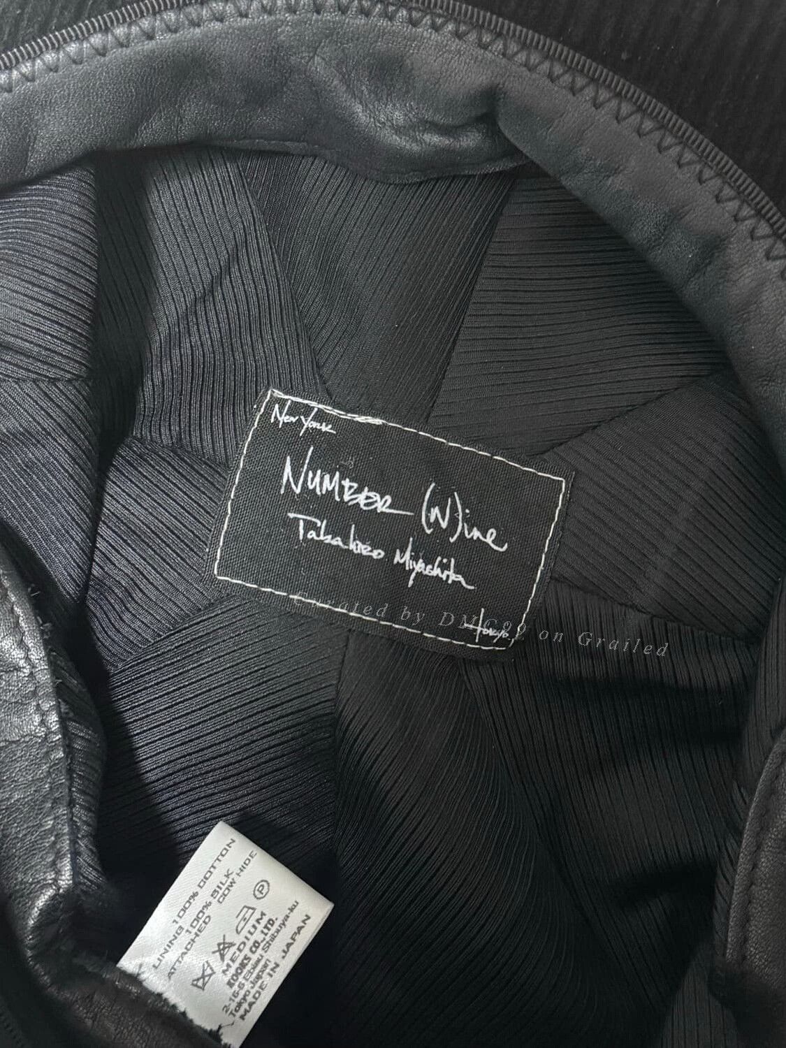 Number (N)ine Number(N)ine Vintage Pilot Hat Size ONE SIZE - 3 Thumbnail