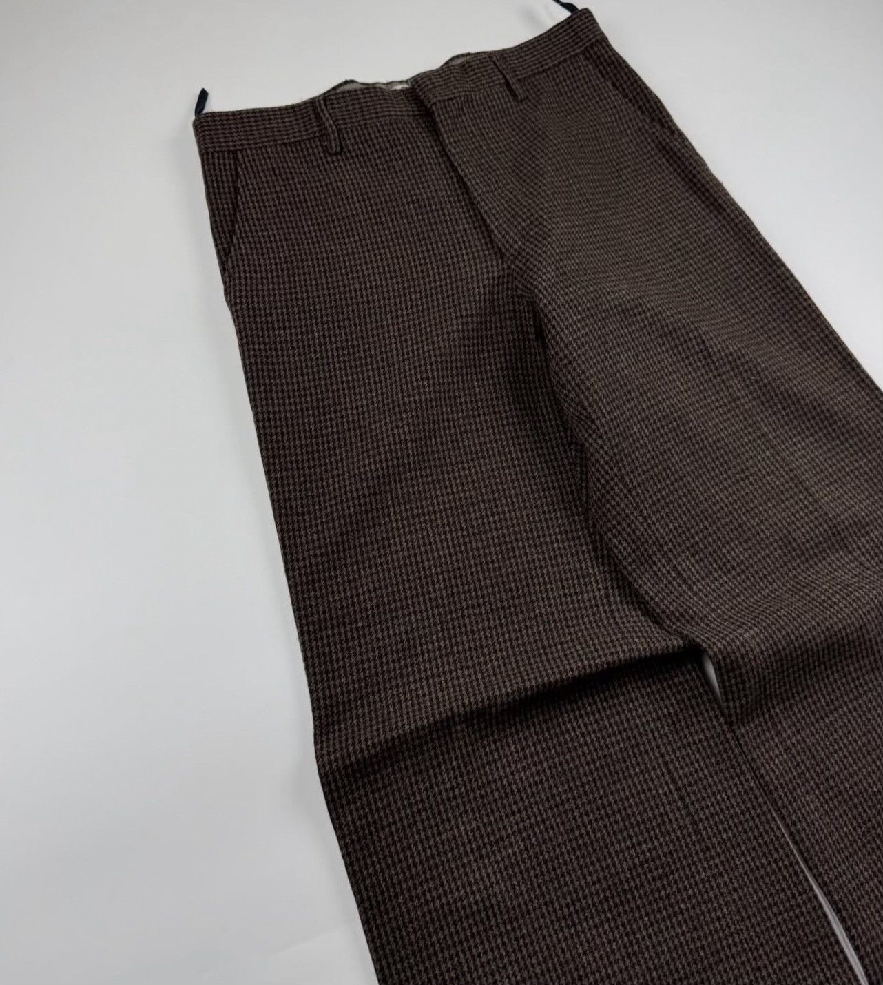 Miu Miu Miu Miu F/W'03 Houndstooth Wide Pants Size 26" / US 2 / IT 38 - 3 Thumbnail