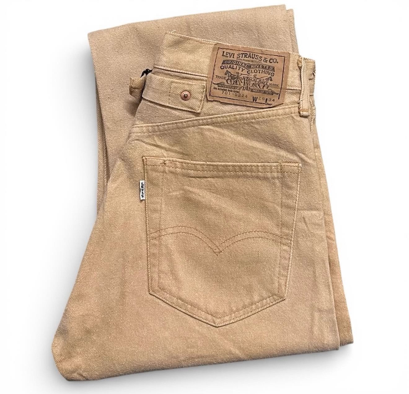 Levi's Vintage Levi's 90s 701 BigE Japan Pants Size 26" / US 2 / IT 38 - 2 Thumbnail