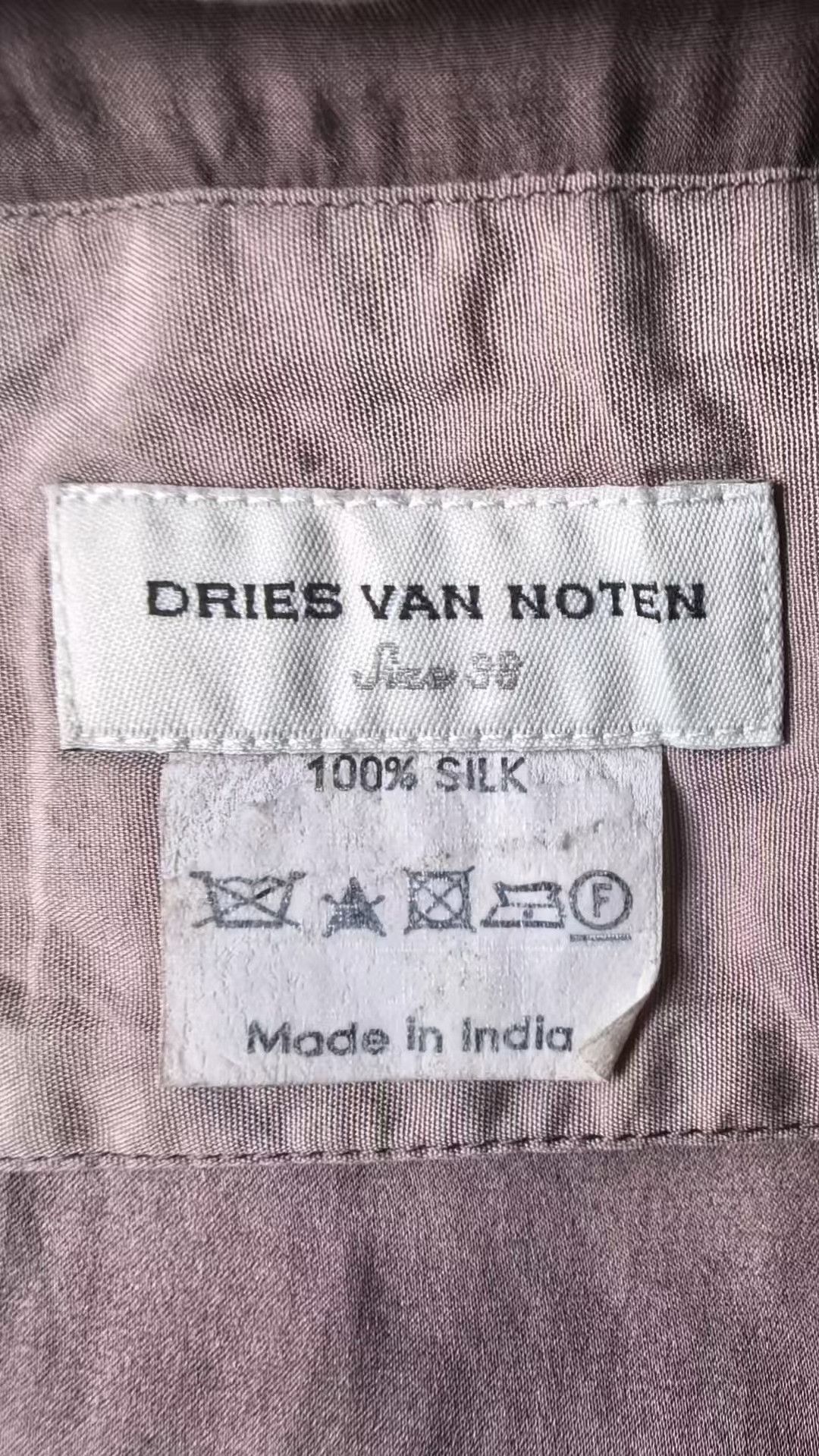 Levi's Vintage Dries Van Noten Silk Jacket Size 26" / US 2 / IT 38 - 8 Thumbnail