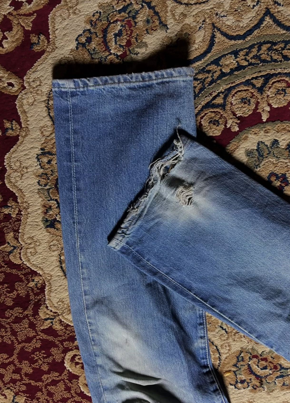 Levi's Vintage Levi's 90s 701 BigE Japan Pants Size 26" / US 2 / IT 38 - 6 Thumbnail