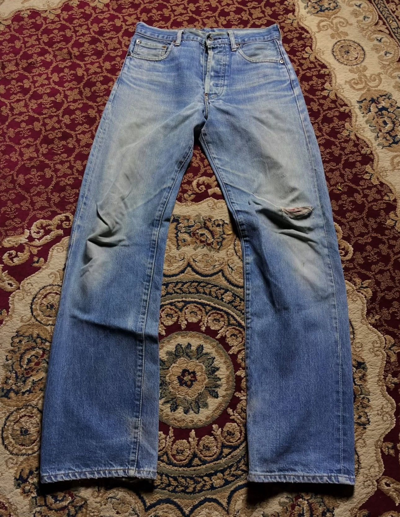 Levi's Vintage Levi's 90s 701 BigE Japan Pants Size 26" / US 2 / IT 38 - 2 Thumbnail