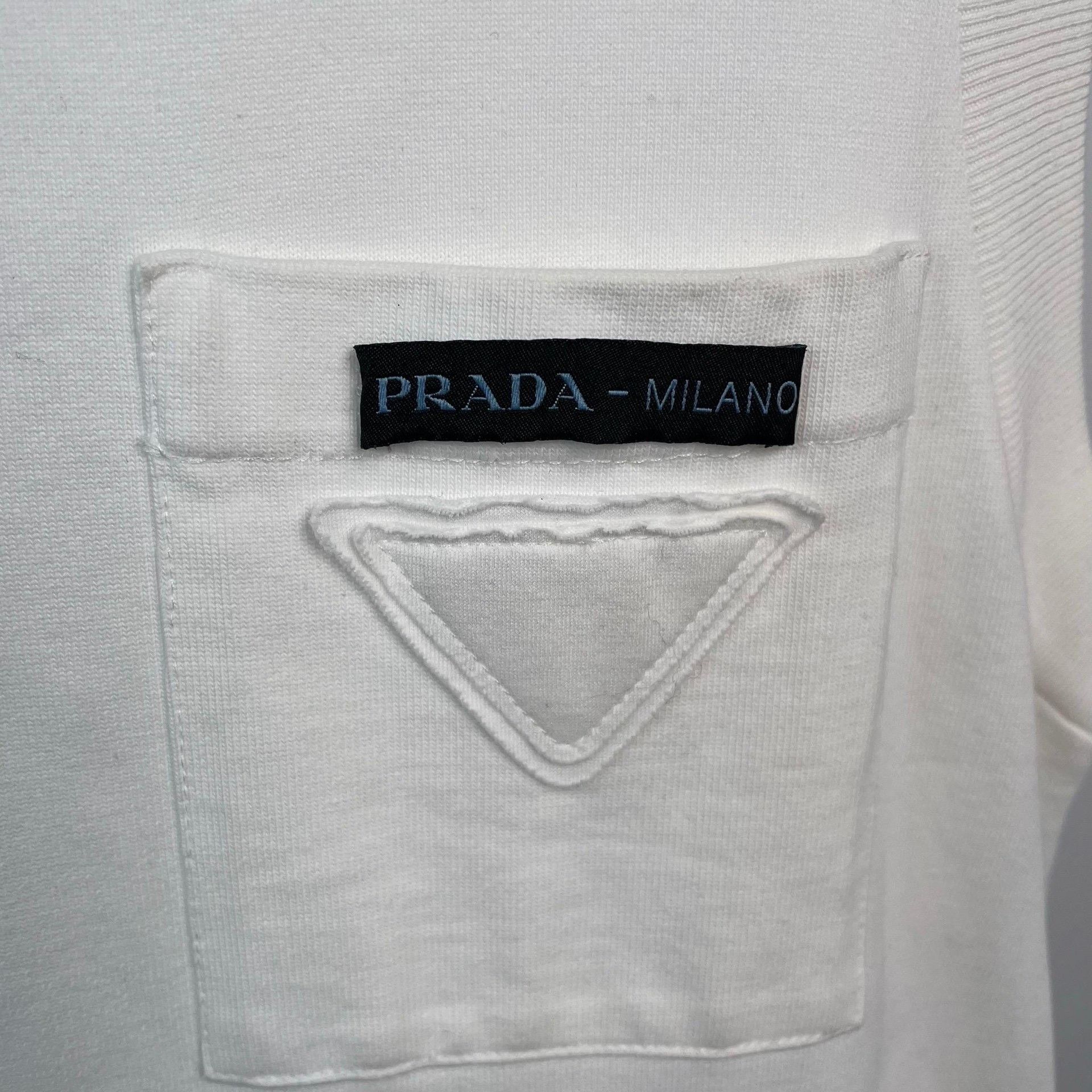 Prada Prada Bow Pink White Sleeveless Dress Size S / US 4 / IT 40 - 4 Thumbnail