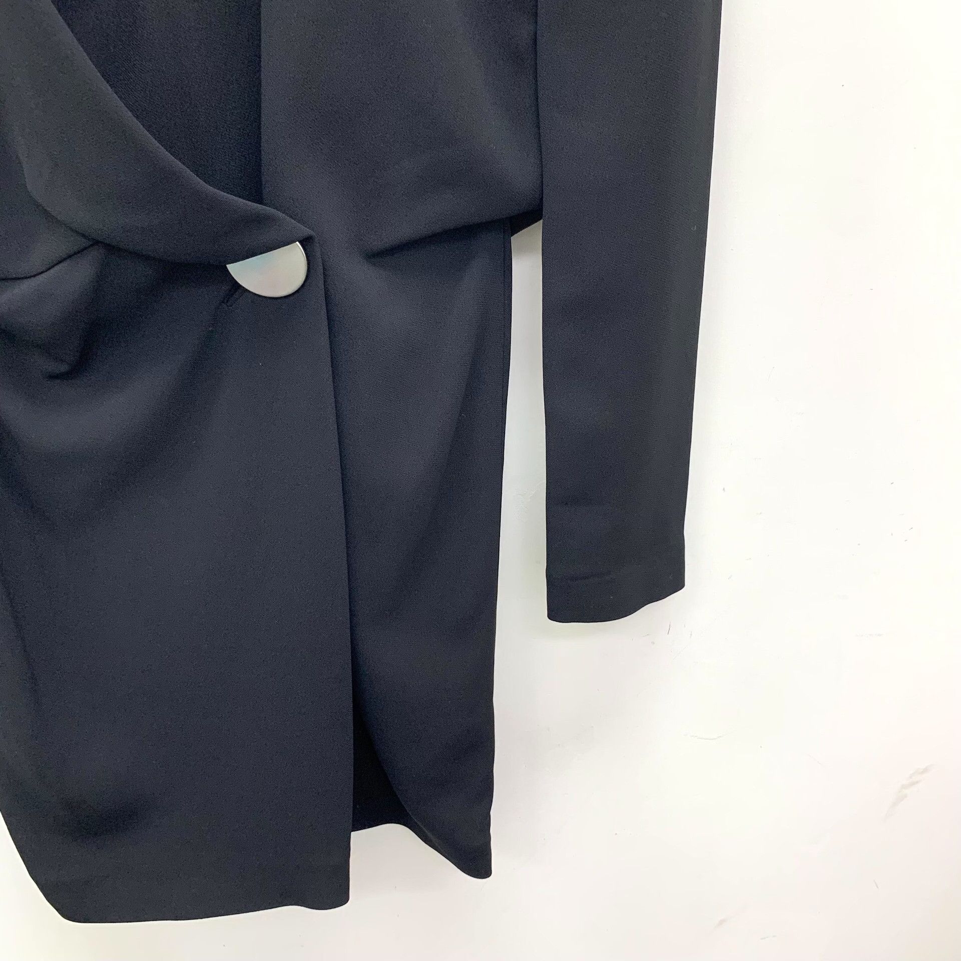 Alexander Wang Alexander Wang Black Zipper Long-Sleeve Dress Size XS / US 0-2 / IT 36-38 - 4 Thumbnail