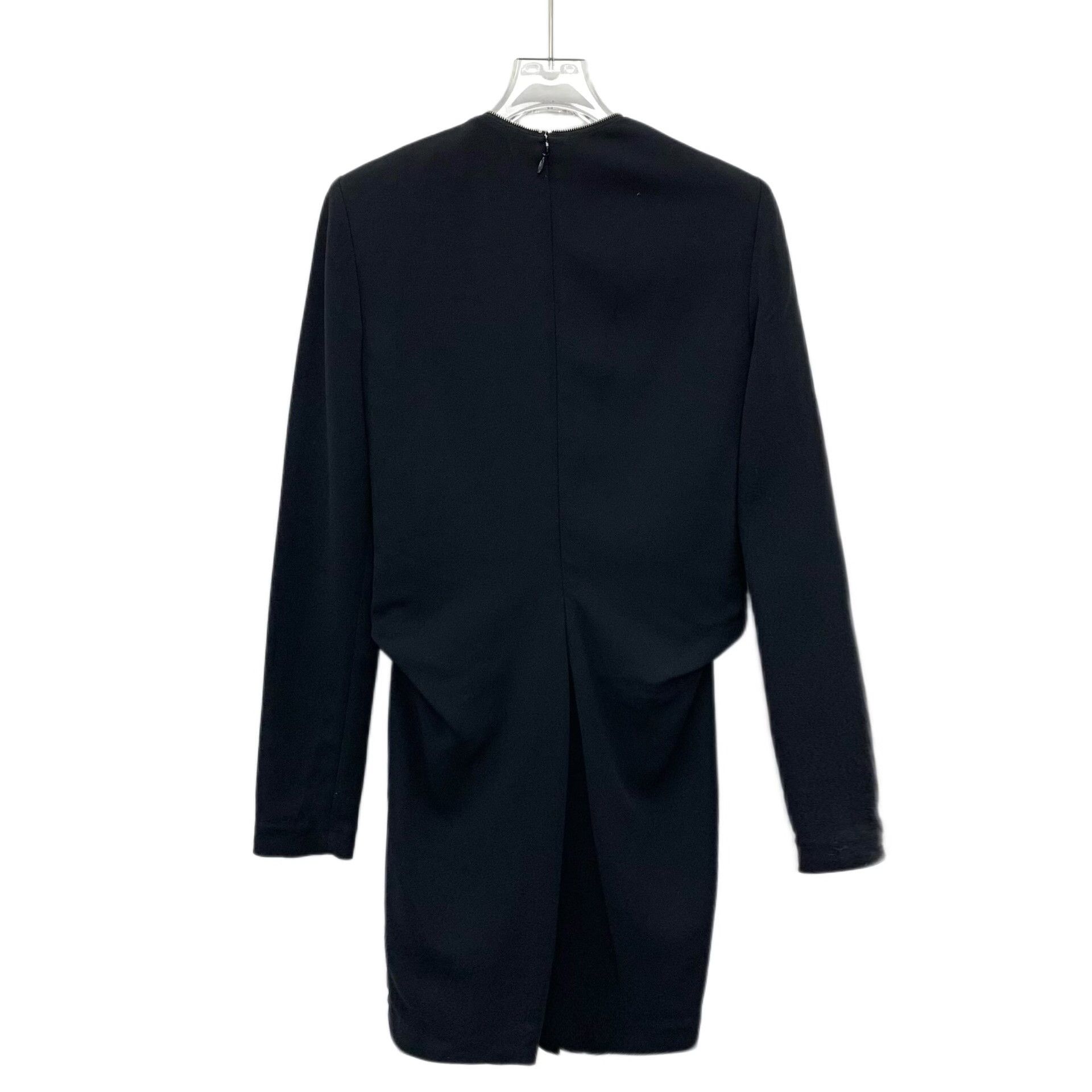 Alexander Wang Alexander Wang Black Zipper Long-Sleeve Dress Size XS / US 0-2 / IT 36-38 - 2 Thumbnail