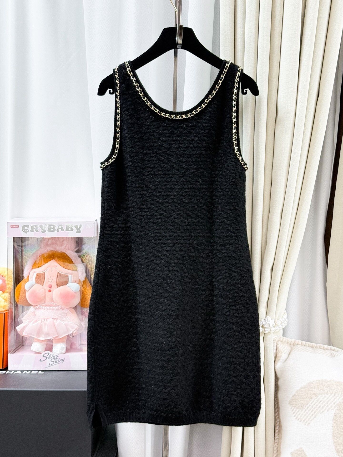 Chanel Chanel Sleeveless Chain Trim Knit Dress Size XS / US 0-2 / IT 36-38 - 3 Thumbnail