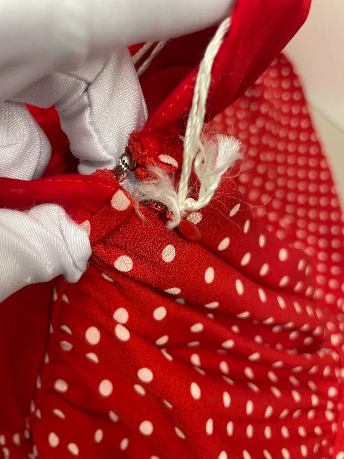 Valentino Valentino Red Polka Dot Dress Size L / US 10 / IT 46 - 6 Thumbnail