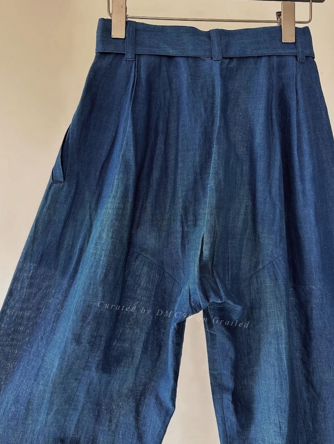 Vintage Vintage Issey Miyake 1994 Linen Pants Size 26" / US 2 / IT 38 - 4 Thumbnail