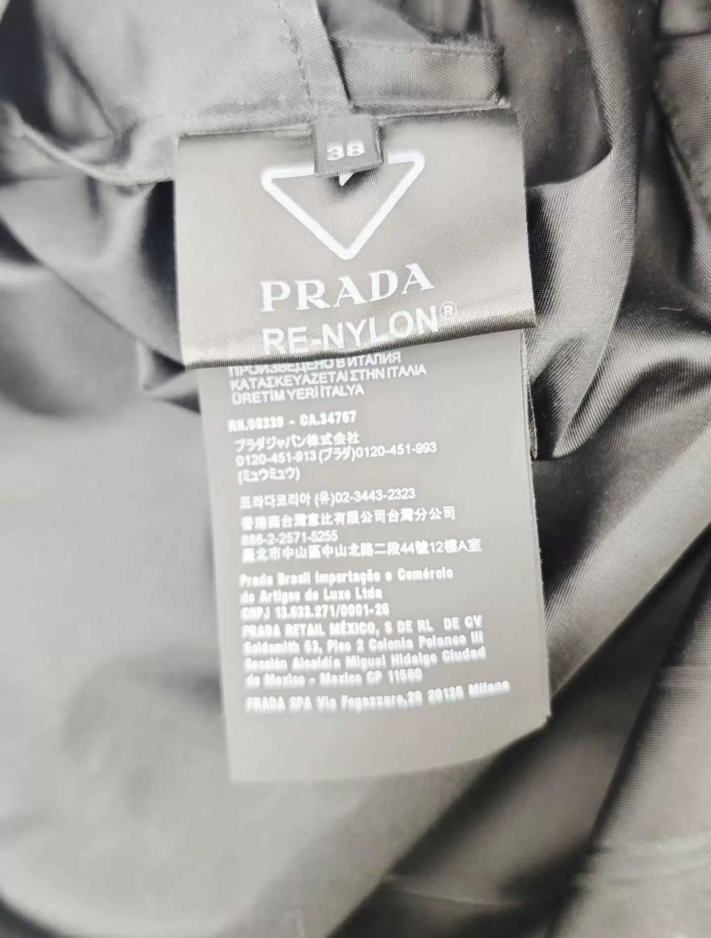 Prada Prada Black Nylon Dress Size S / US 4 / IT 40 - 4 Thumbnail