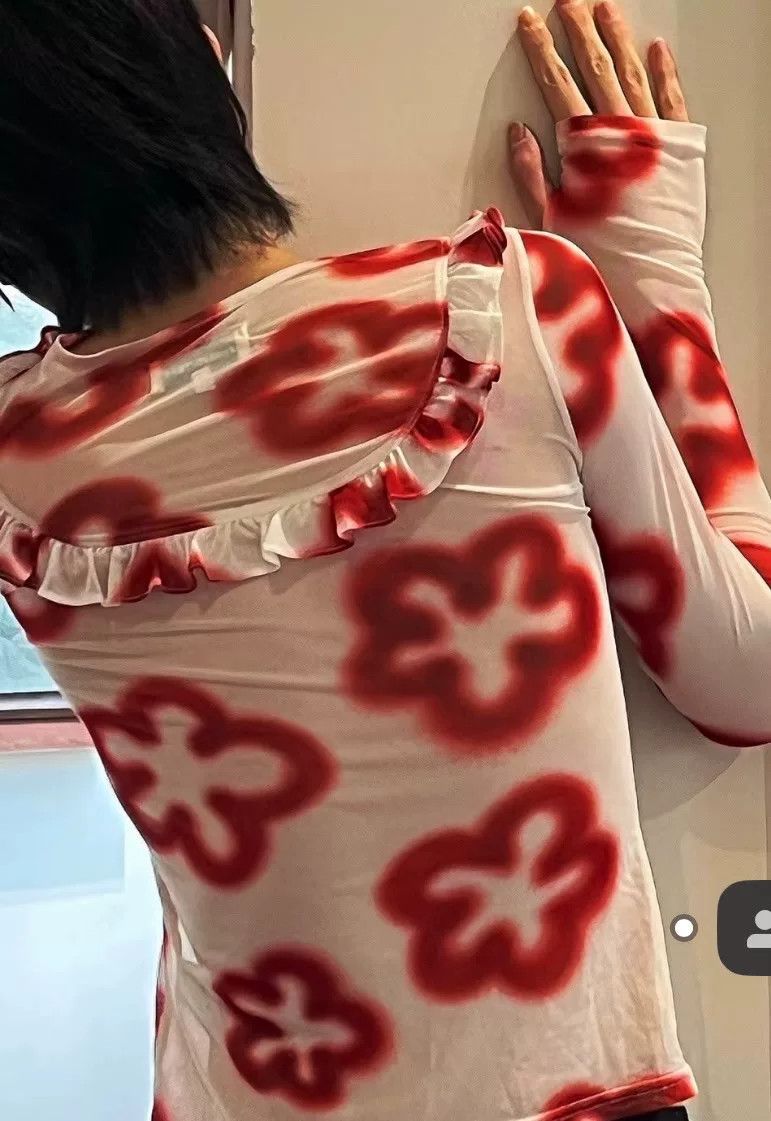 Other Shushutong Flower Mesh Inner Top Size XS / US 0-2 / IT 36-38 - 9 Thumbnail