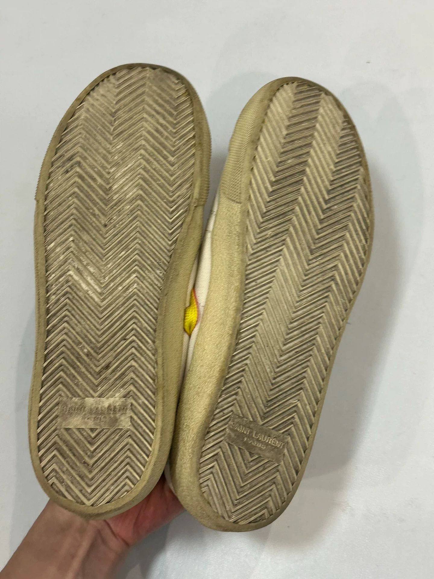 Saint Laurent Paris SAINT LAURENT Silver Star Dirty Shoes Size US 8 / IT 38 - 3 Thumbnail