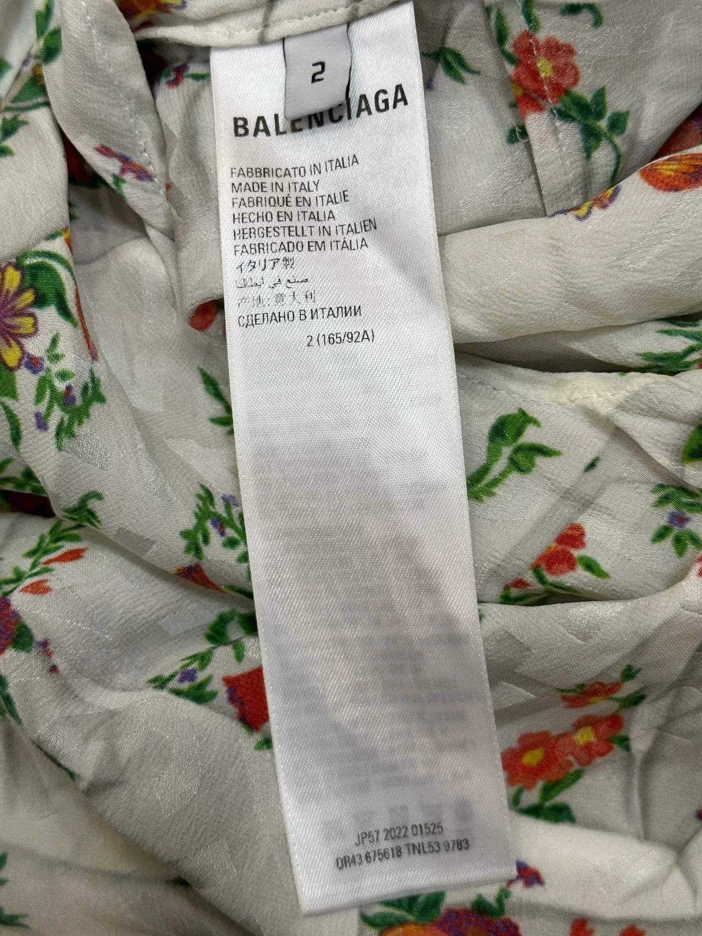 Balenciaga Balenciaga Runway Floral Dress Size M / US 6-8 / IT 42-44 - 6 Thumbnail