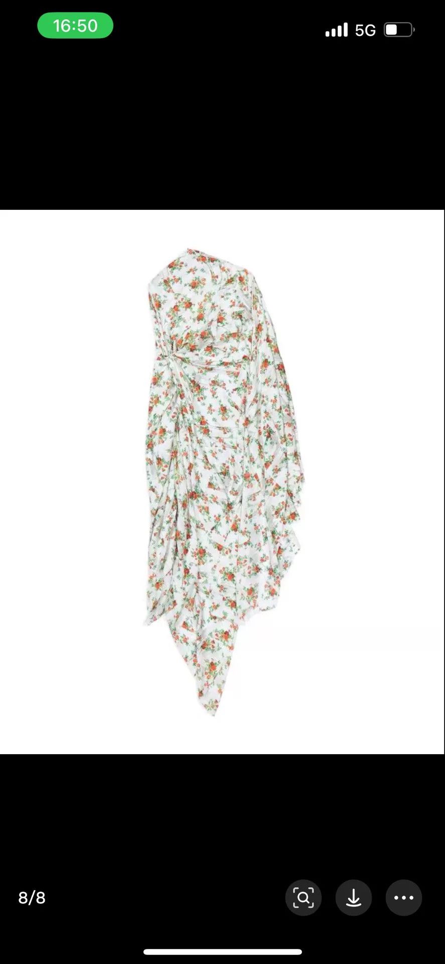Balenciaga Balenciaga Runway Floral Dress Size M / US 6-8 / IT 42-44 - 2 Thumbnail