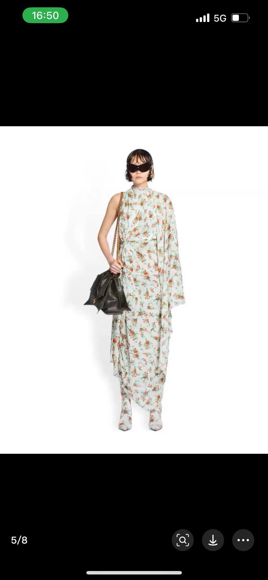 Balenciaga Balenciaga Runway Floral Dress Size M / US 6-8 / IT 42-44 - 4 Thumbnail