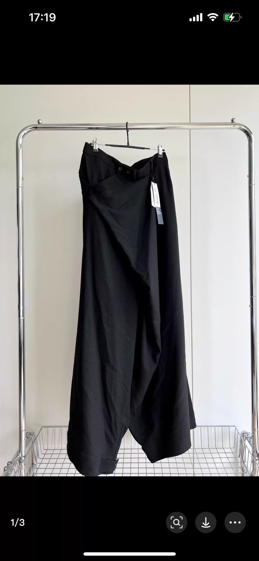Julius Black Wide-Leg Casual Pants Size US 32 / EU 48 - 7 Thumbnail