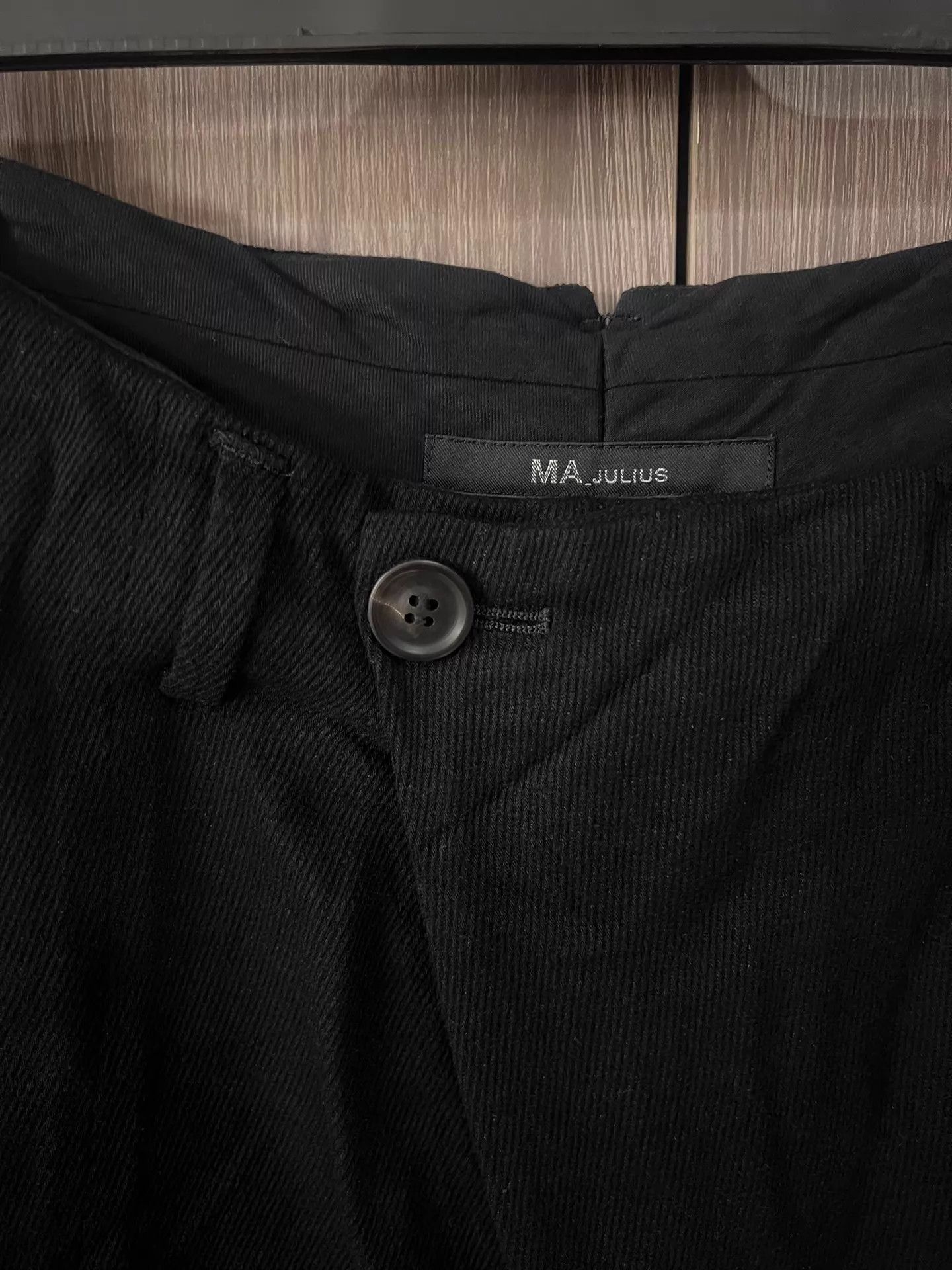 Julius Black Wide-Leg Cropped Pants Size US 32 / EU 48 - 7 Thumbnail