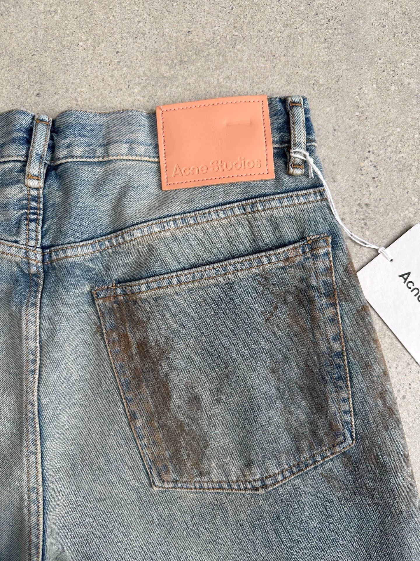 Acne Studios Blue Distressed Denim Jeans Size US 32 / EU 48 - 5 Thumbnail