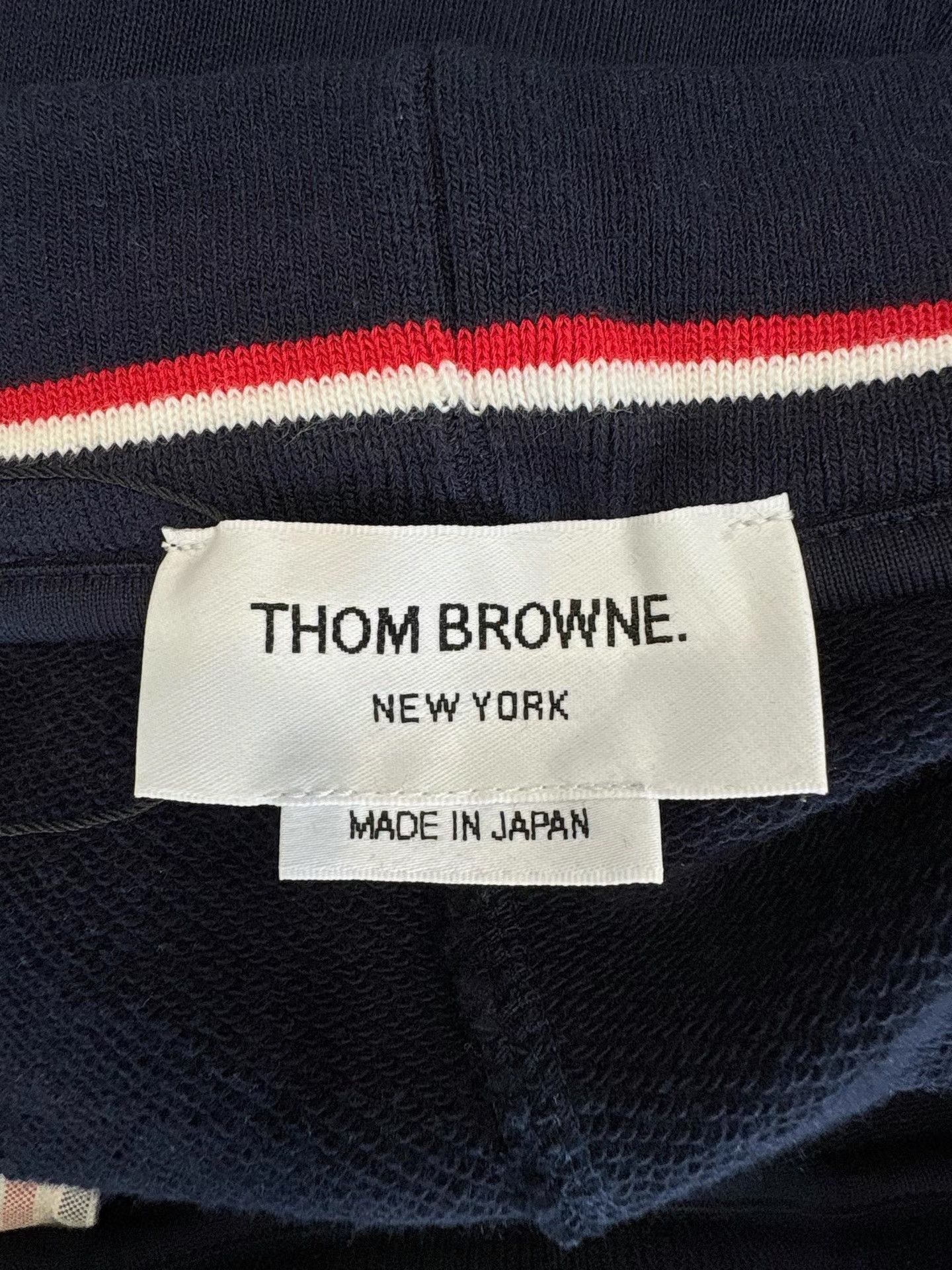 Thom Browne Blue Jogger Pants with White Stripes Size US 32 / EU 48 - 4 Thumbnail