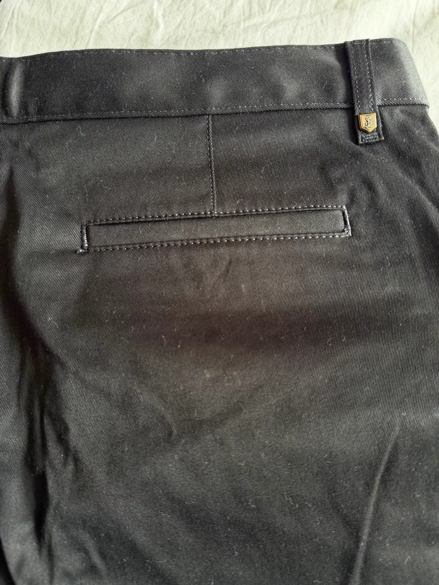 Saint Laurent Paris Black Casual Straight-Leg Pants Size US 32 / EU 48 - 7 Thumbnail