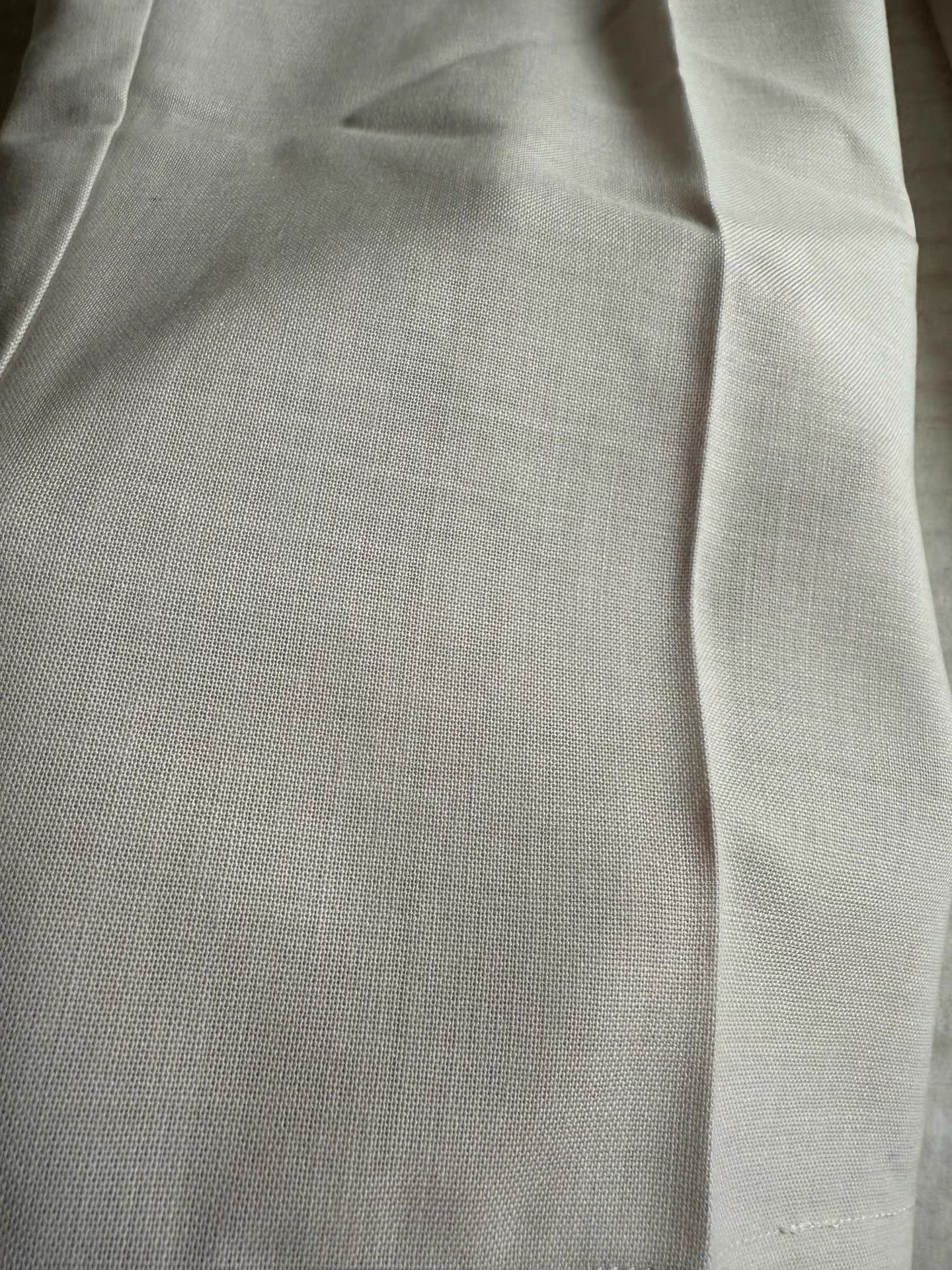 Attachment White High-Waisted Pleated Casual Pants Size US 32 / EU 48 - 2 Thumbnail