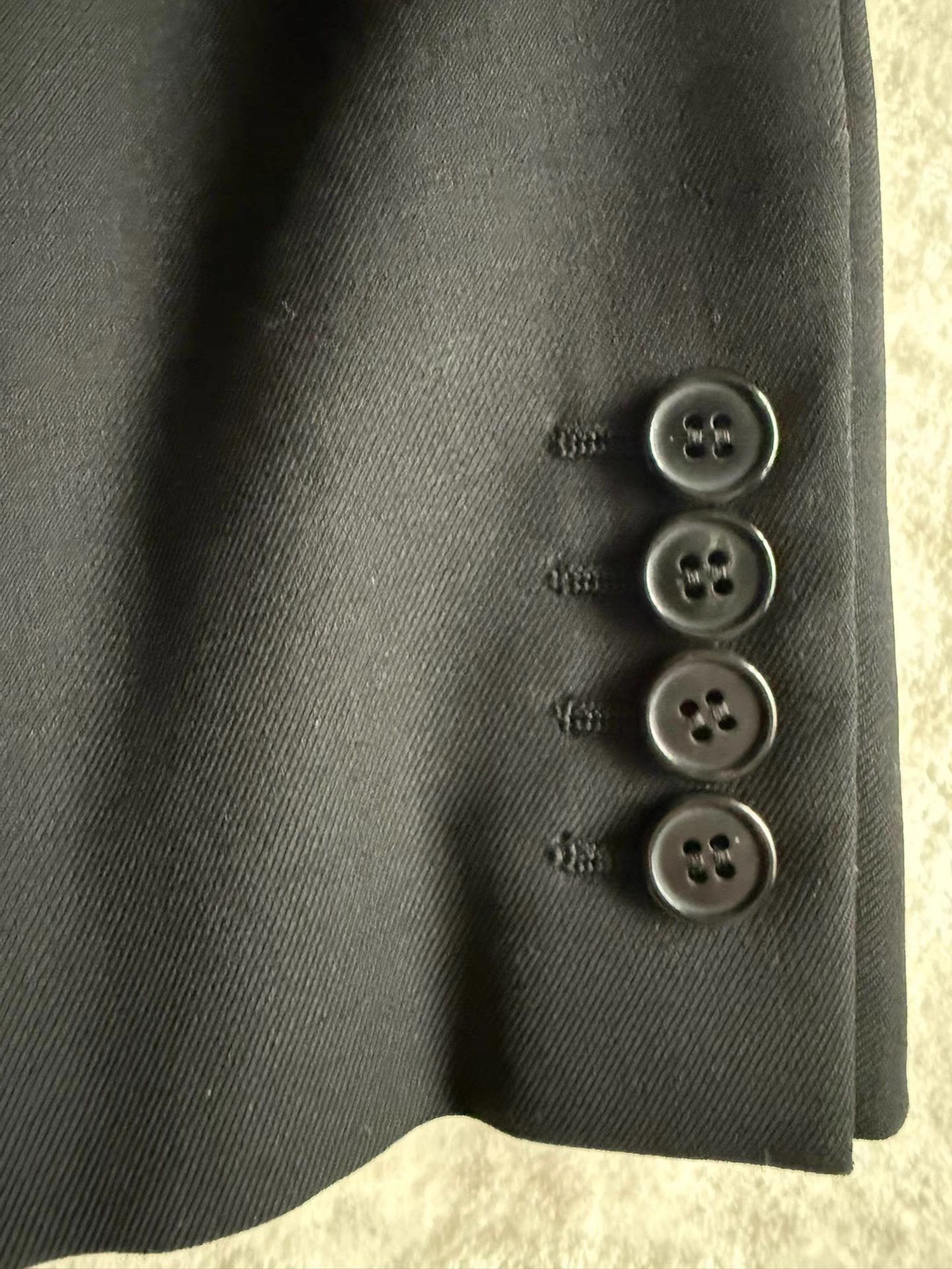 Saint Laurent Paris Black Single-Breasted Blazer Size US M / EU 48-50 / 2 - 6 Thumbnail