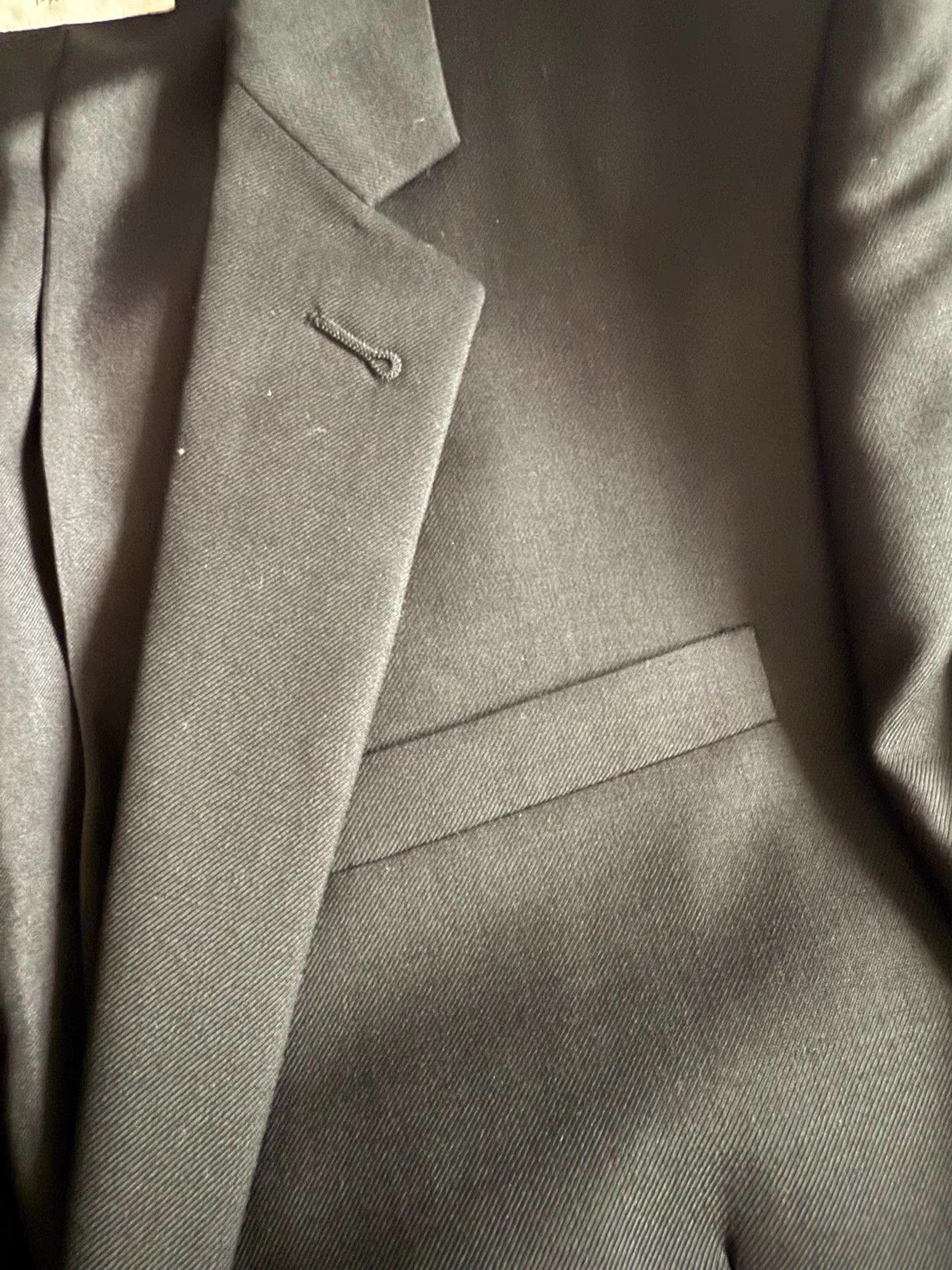 Saint Laurent Paris Black Single-Breasted Blazer Size US M / EU 48-50 / 2 - 5 Thumbnail