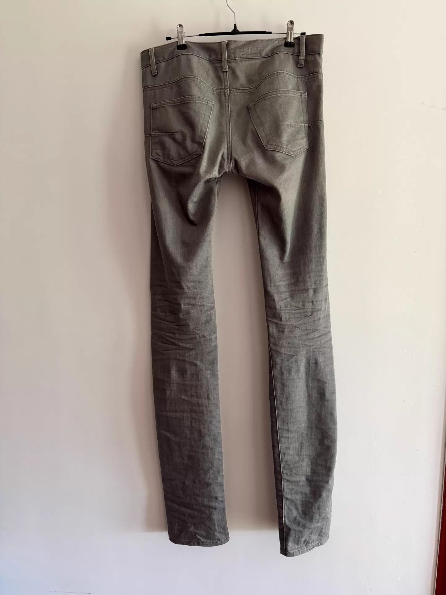 Dior Gray Denim Straight-Leg Pants Size US 32 / EU 48 - 2 Thumbnail