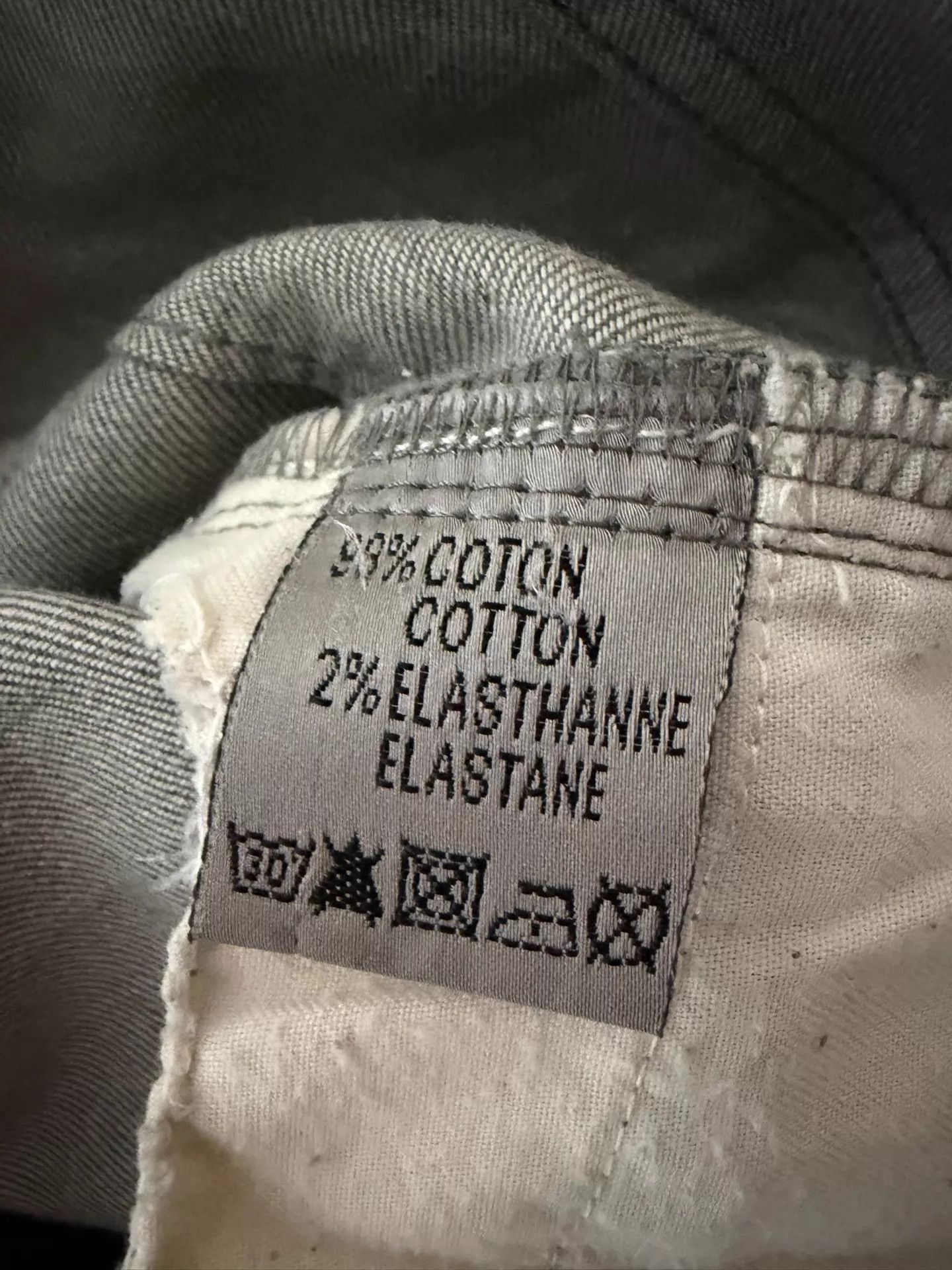 Dior Gray Denim Straight-Leg Pants Size US 32 / EU 48 - 4 Thumbnail