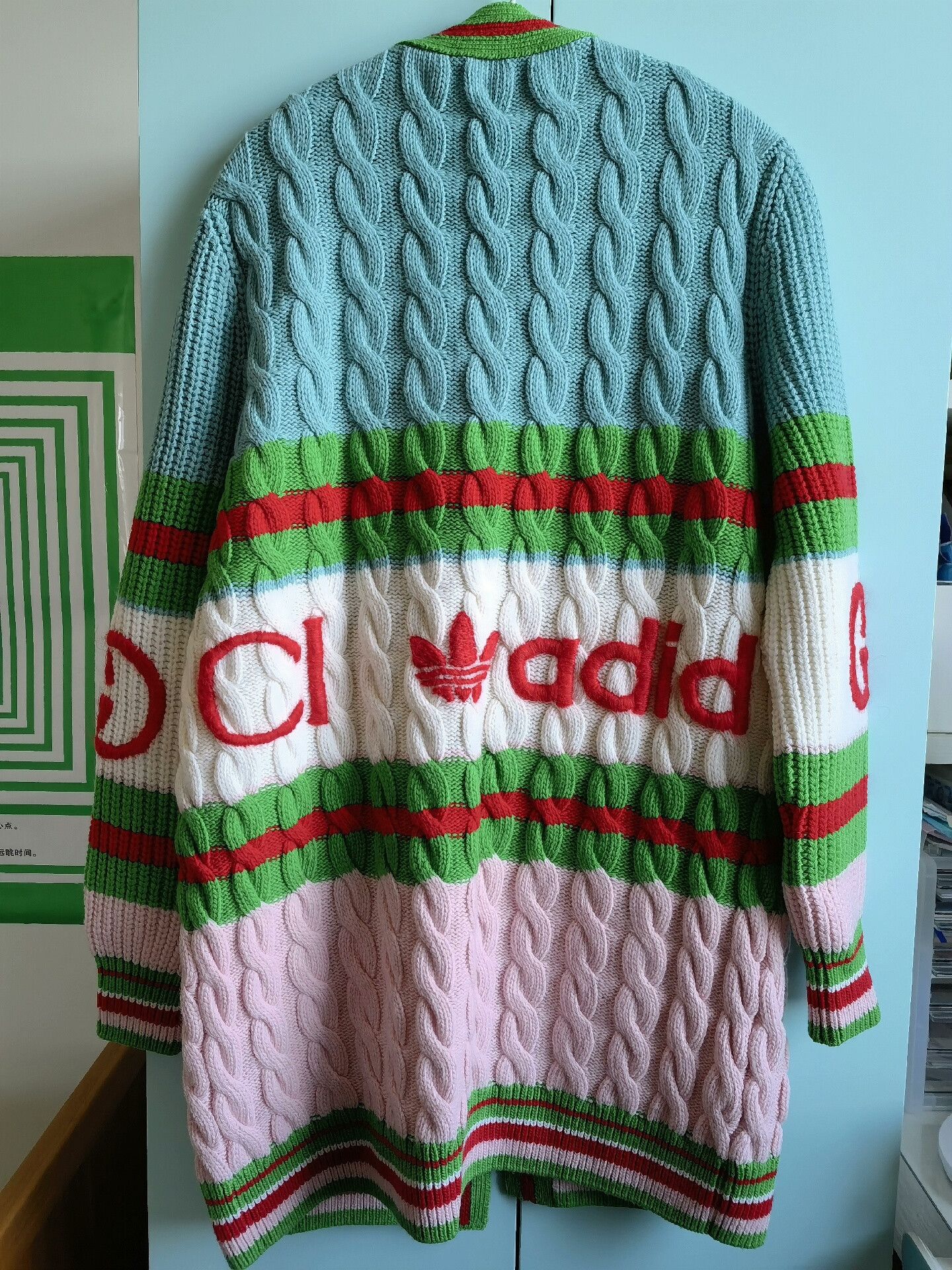 Gucci Gucci Cable-Knit GG Logo Cardigan Size M / US 6-8 / IT 42-44 - 3 Thumbnail