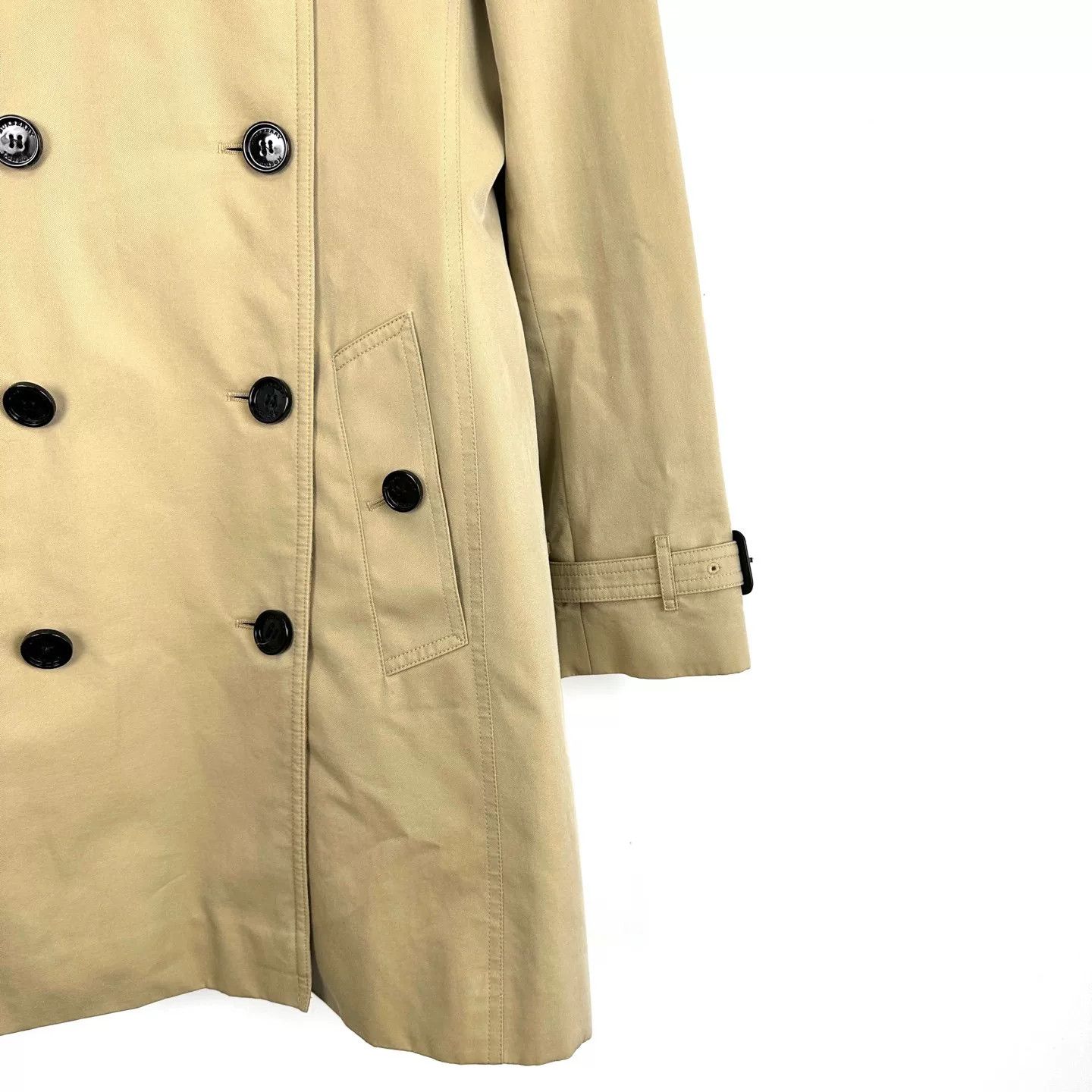 Burberry Burberry Tan Double-Breasted Trench Coat Size M / US 6-8 / IT 42-44 - 5 Thumbnail