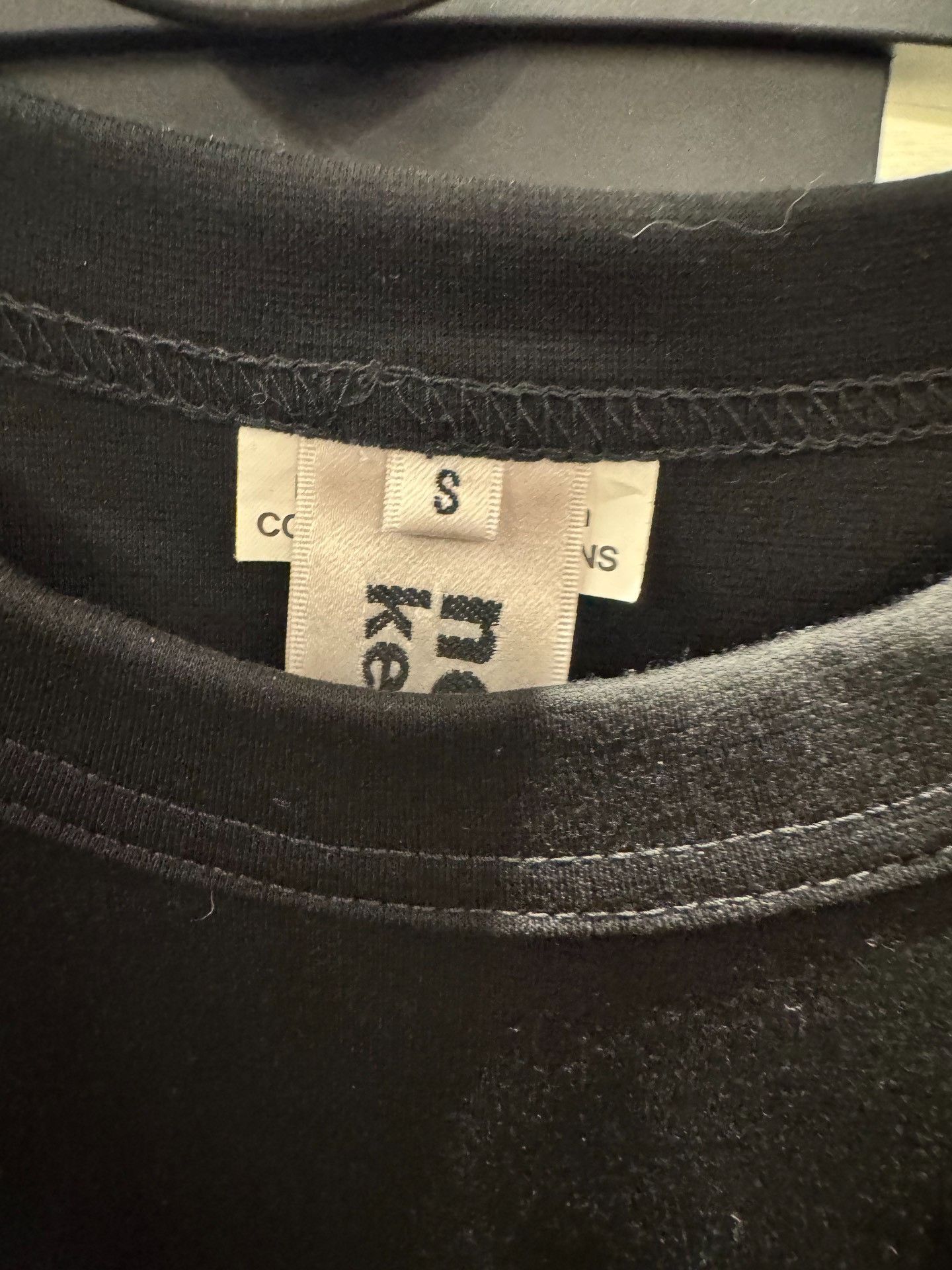 Comme des Garcons CDG Noir 25SS Ruffled Short-Sleeve Top Size M / US 6-8 / IT 42-44 - 5 Thumbnail