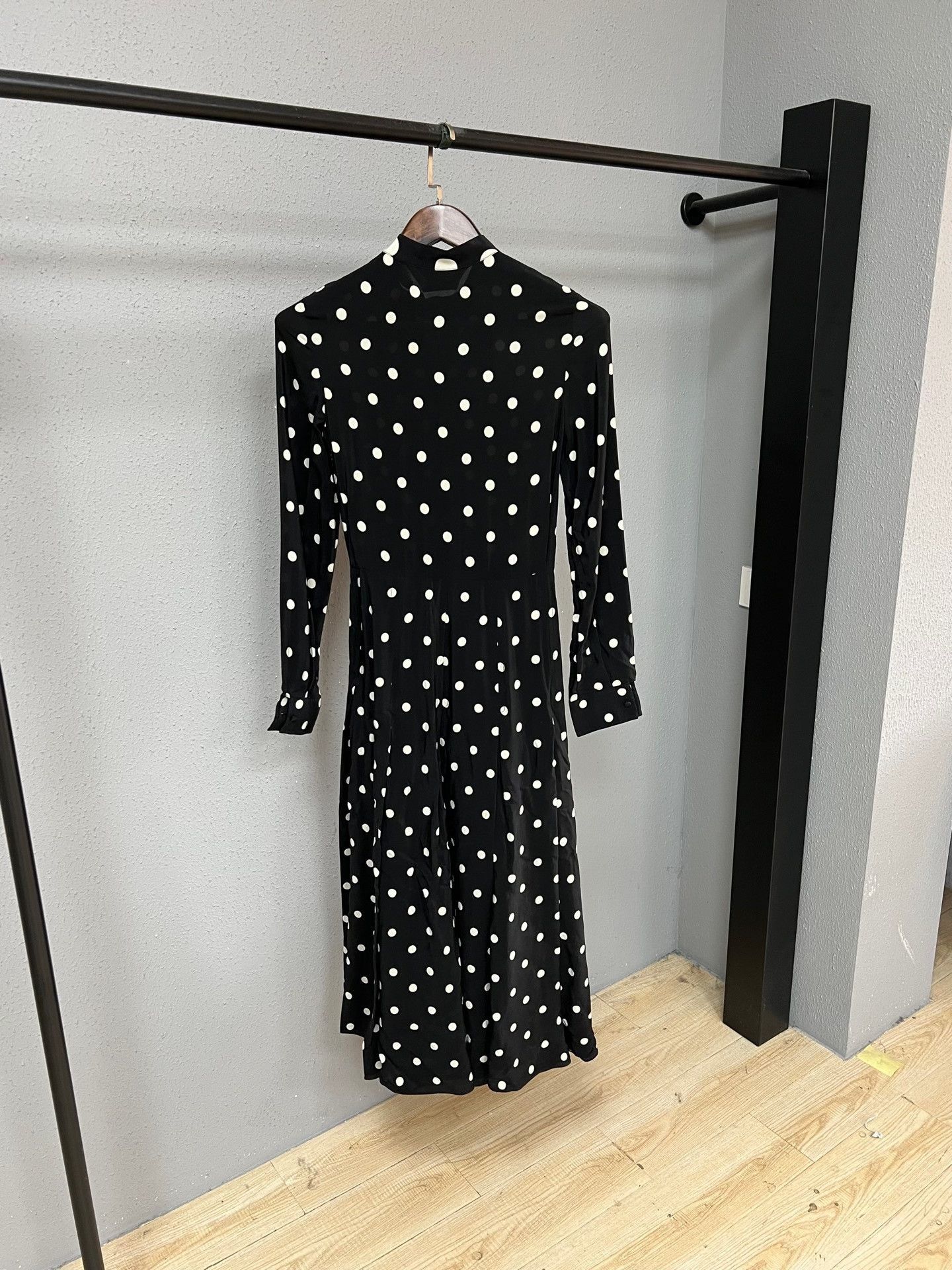 Valentino Valentino Black Polka Dot Dress Size S / US 4 / IT 40 - 2 Thumbnail