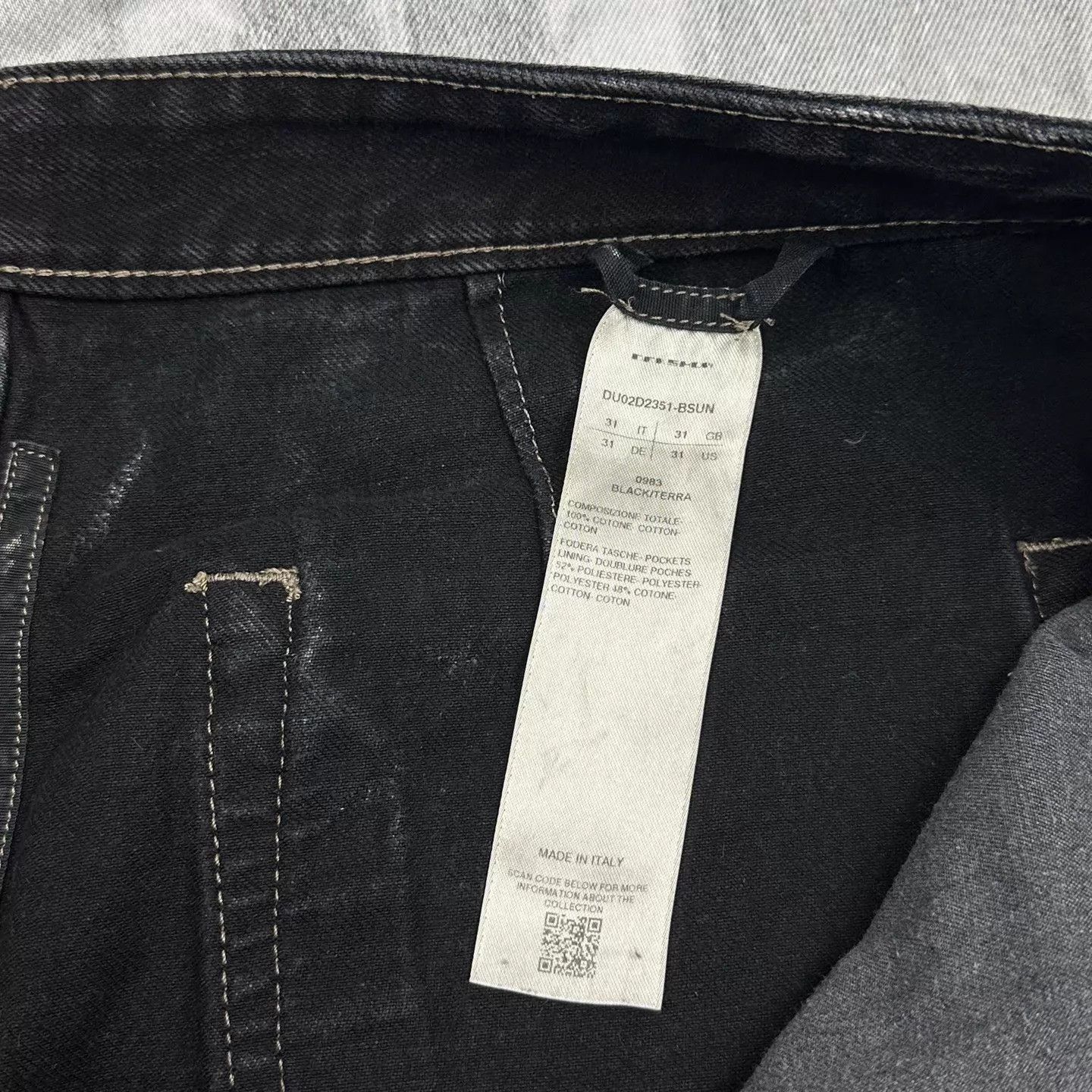 Rick Owens Multi Gradient Wide-Leg Denim Pants Size US 32 / EU 48 - 4 Thumbnail